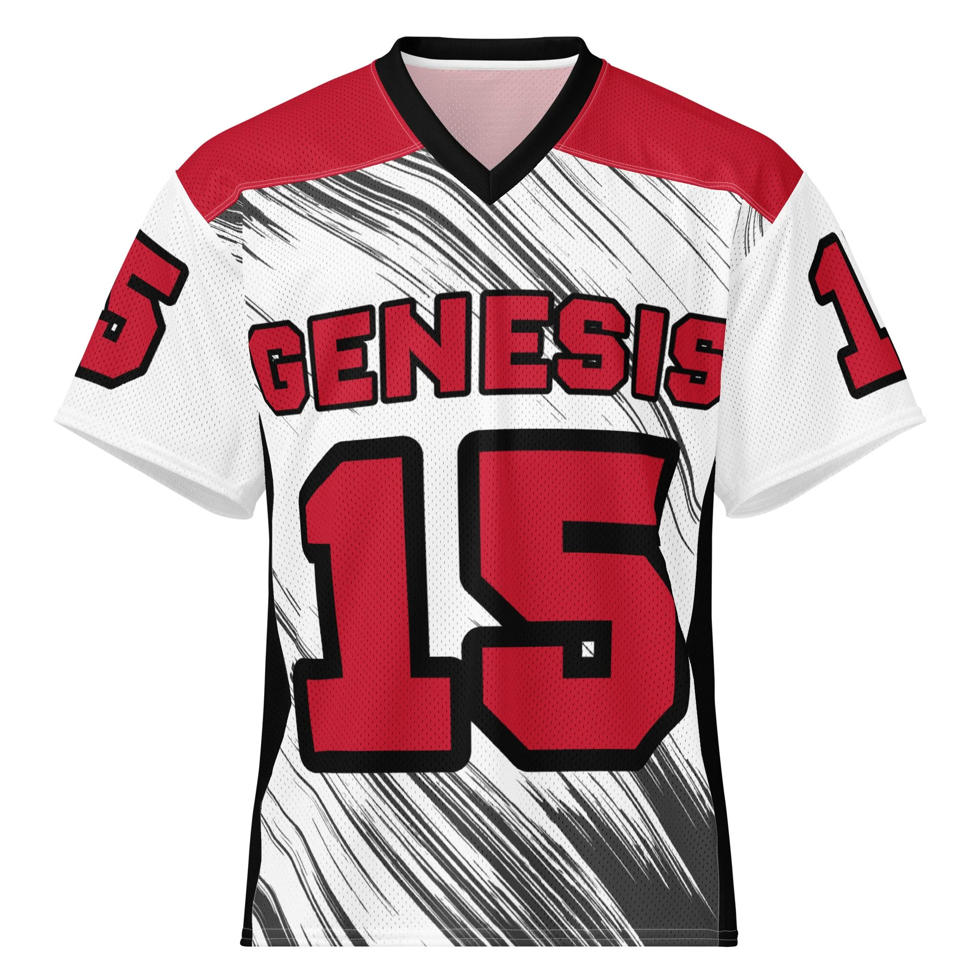 American Football Jersey | Red, White & Black | Genesis 15