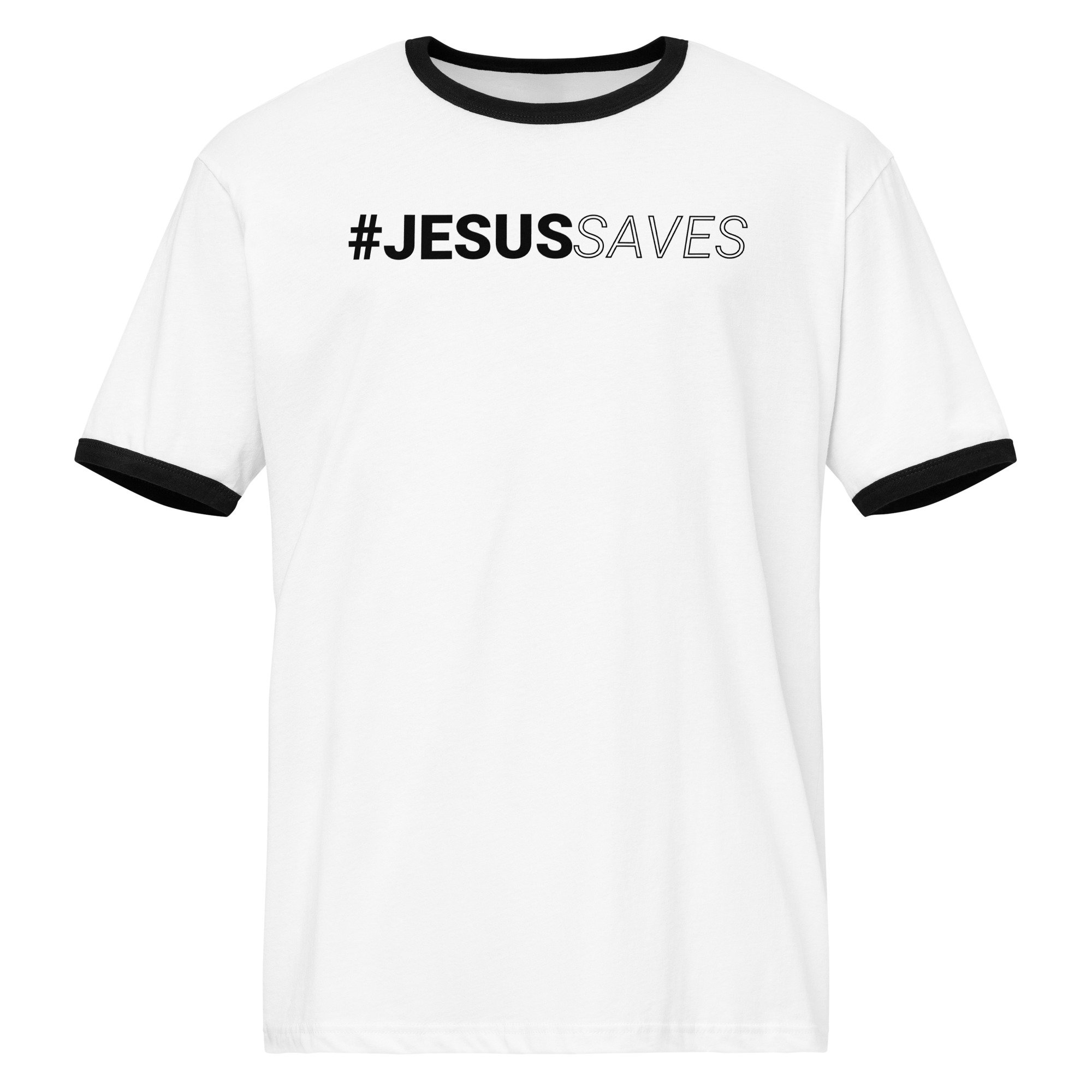 Unisex Ringer T-shirt | Next Level | #JesusSaves