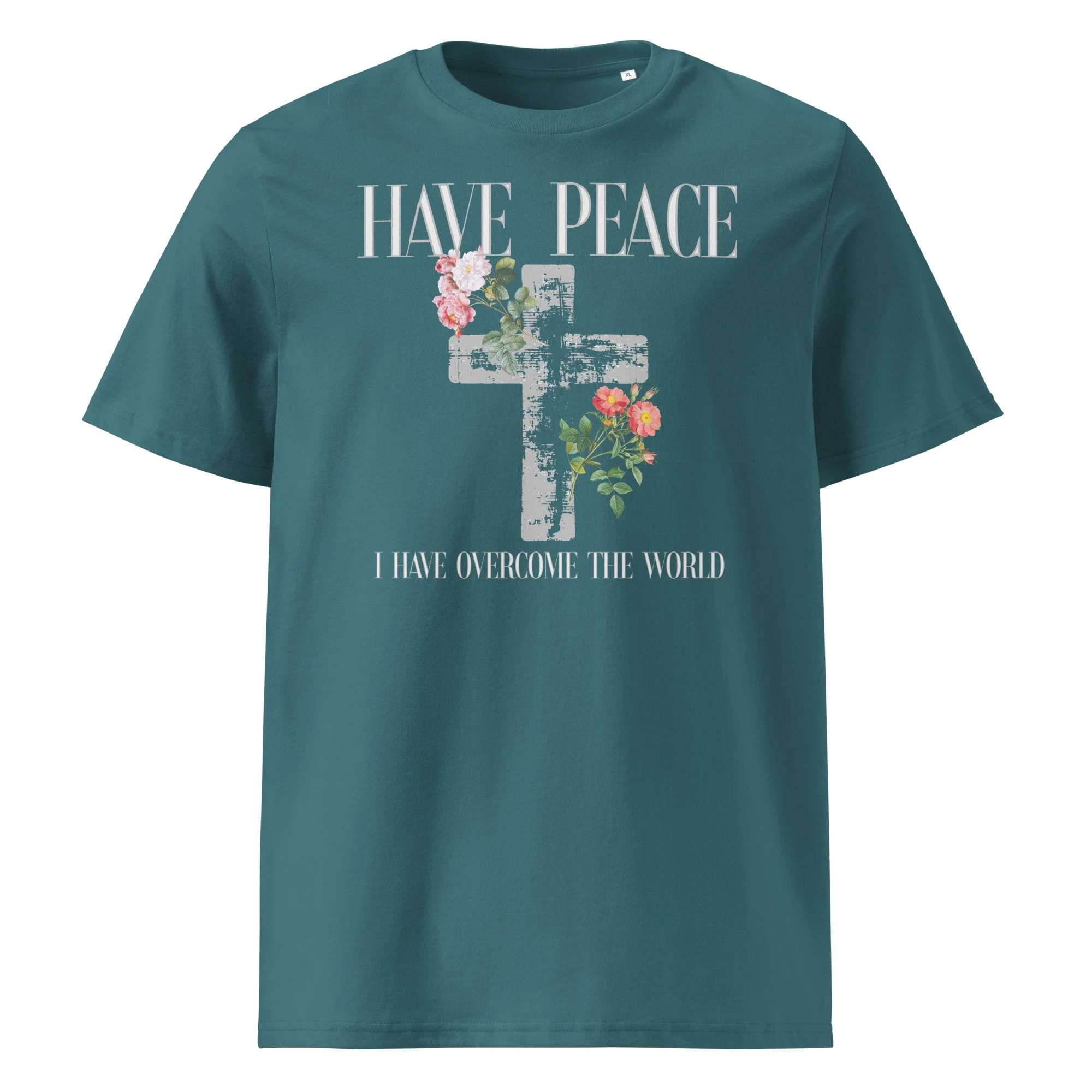 Unisex Organic Ribbed Neck T-shirt | Stanley/Stella | Have Peace