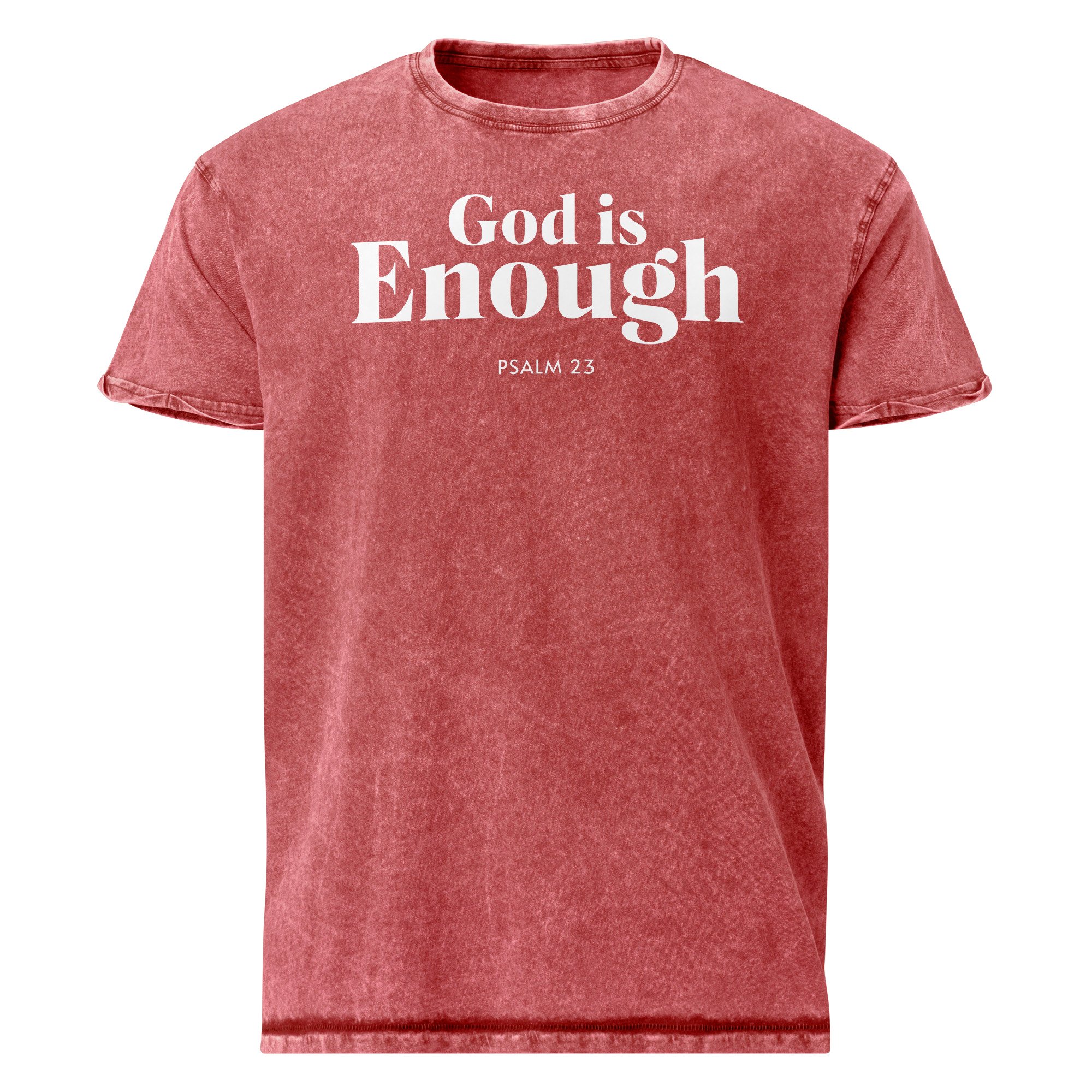 Denim T-Shirt | Husky | God is Enough