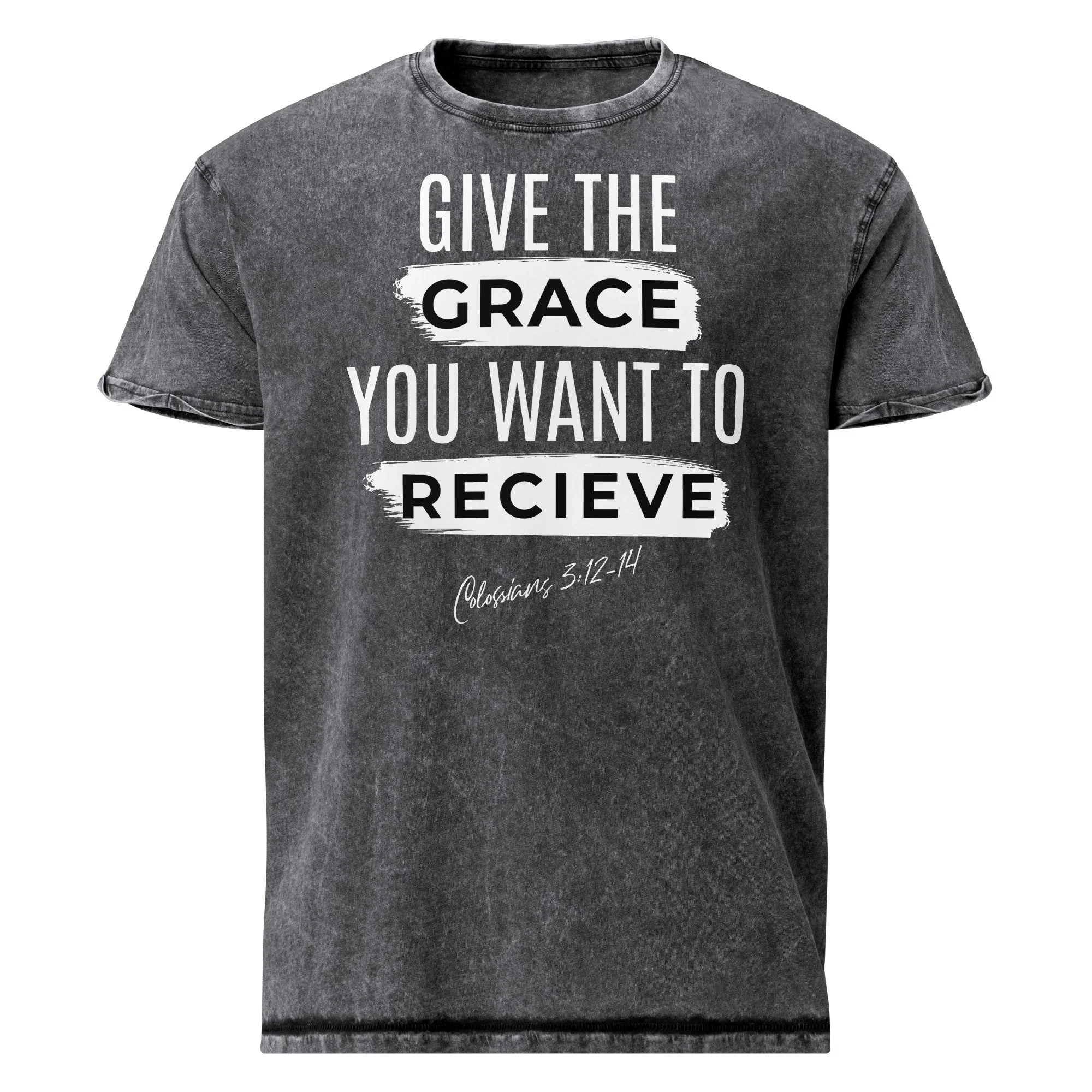 Denim T-Shirt | Husky | Give Grace
