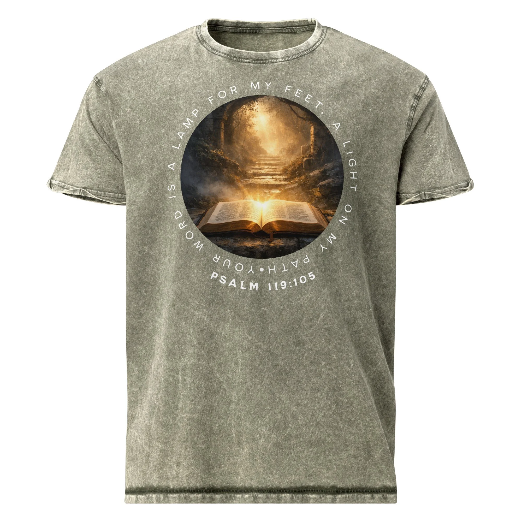 Denim T-Shirt | Husky | Light On My Path
