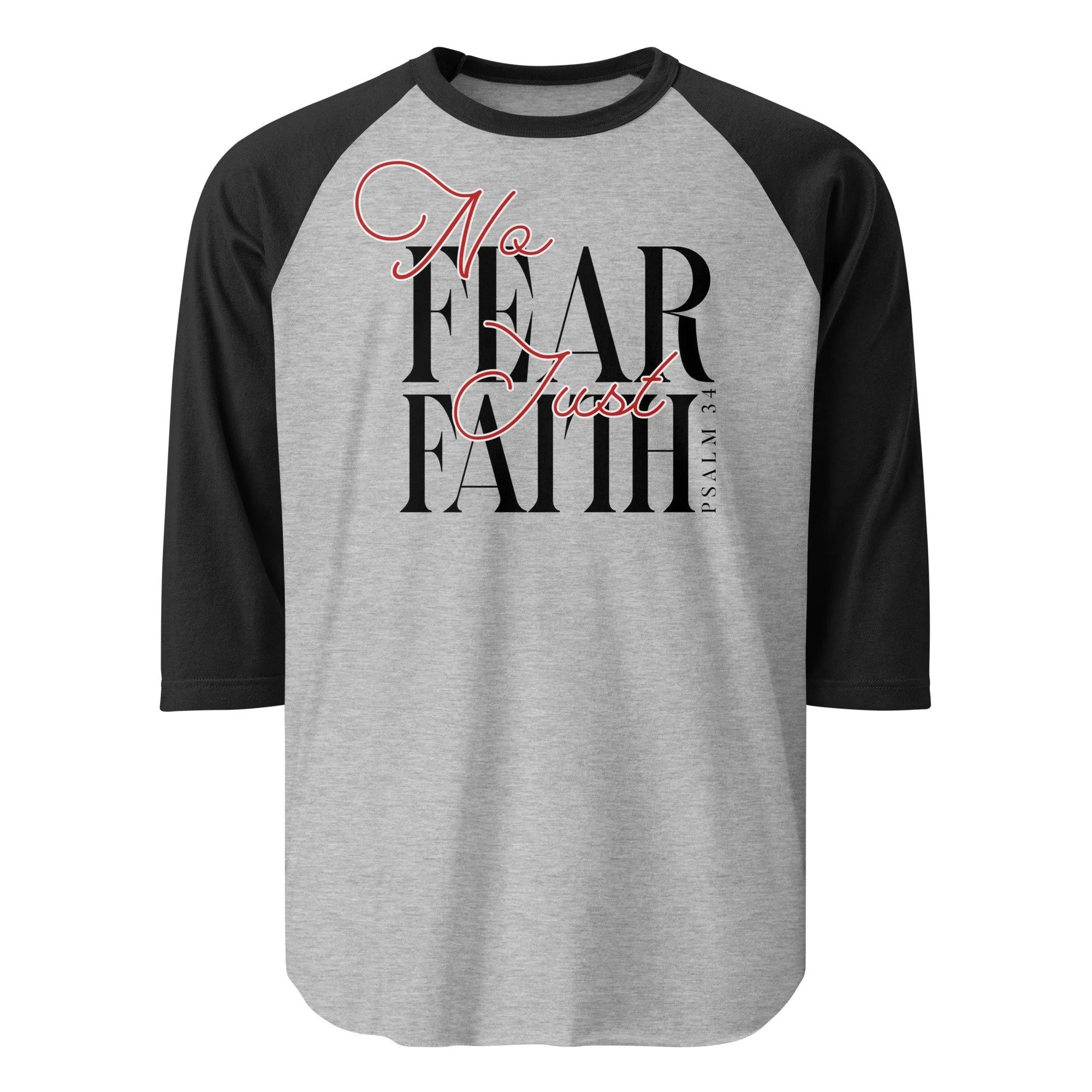 Unisex 3/4 Sleeve Raglan Jersey | Tultex | No Fear