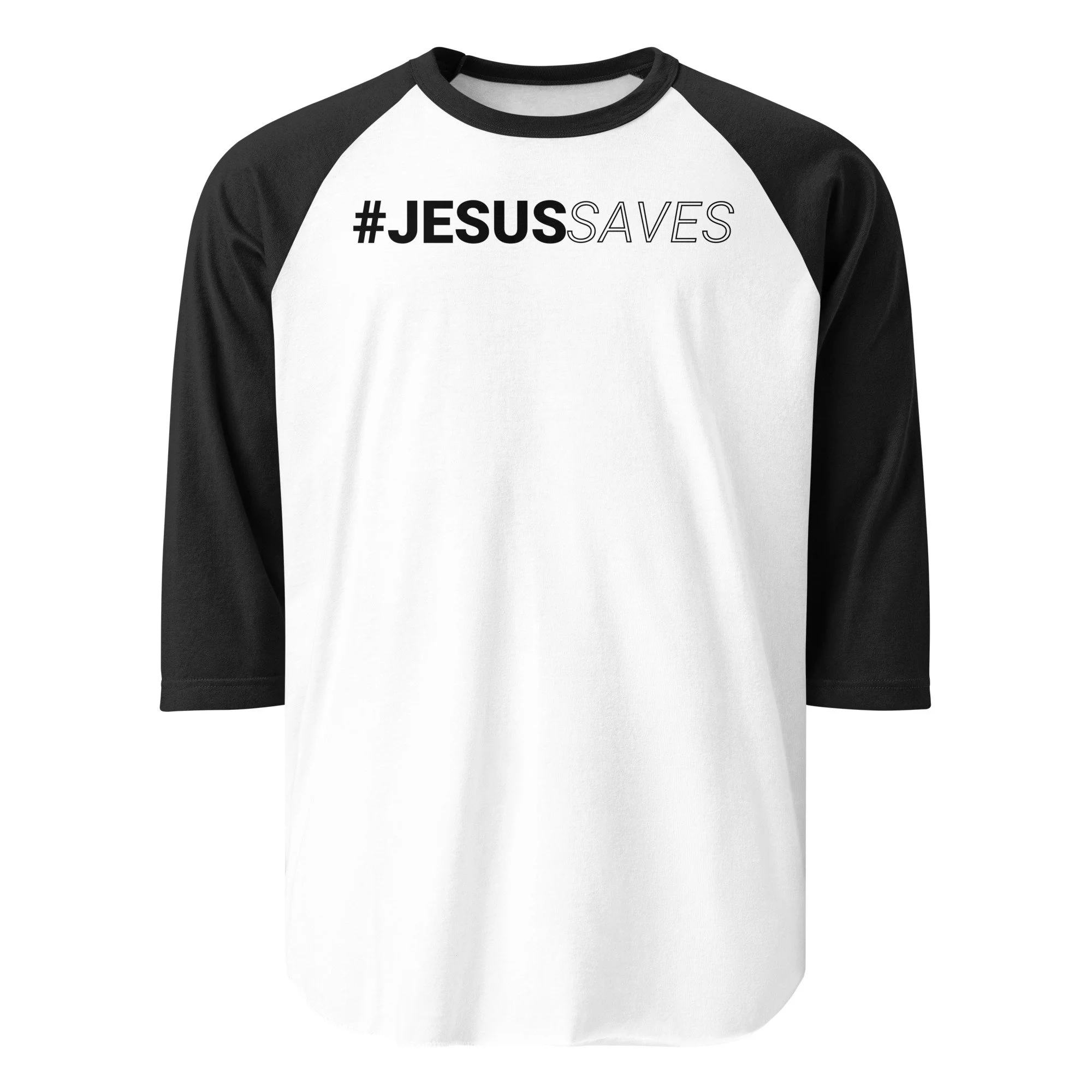 Unisex 3/4 Sleeve Raglan Jersey | Tultex | #JesusSaves