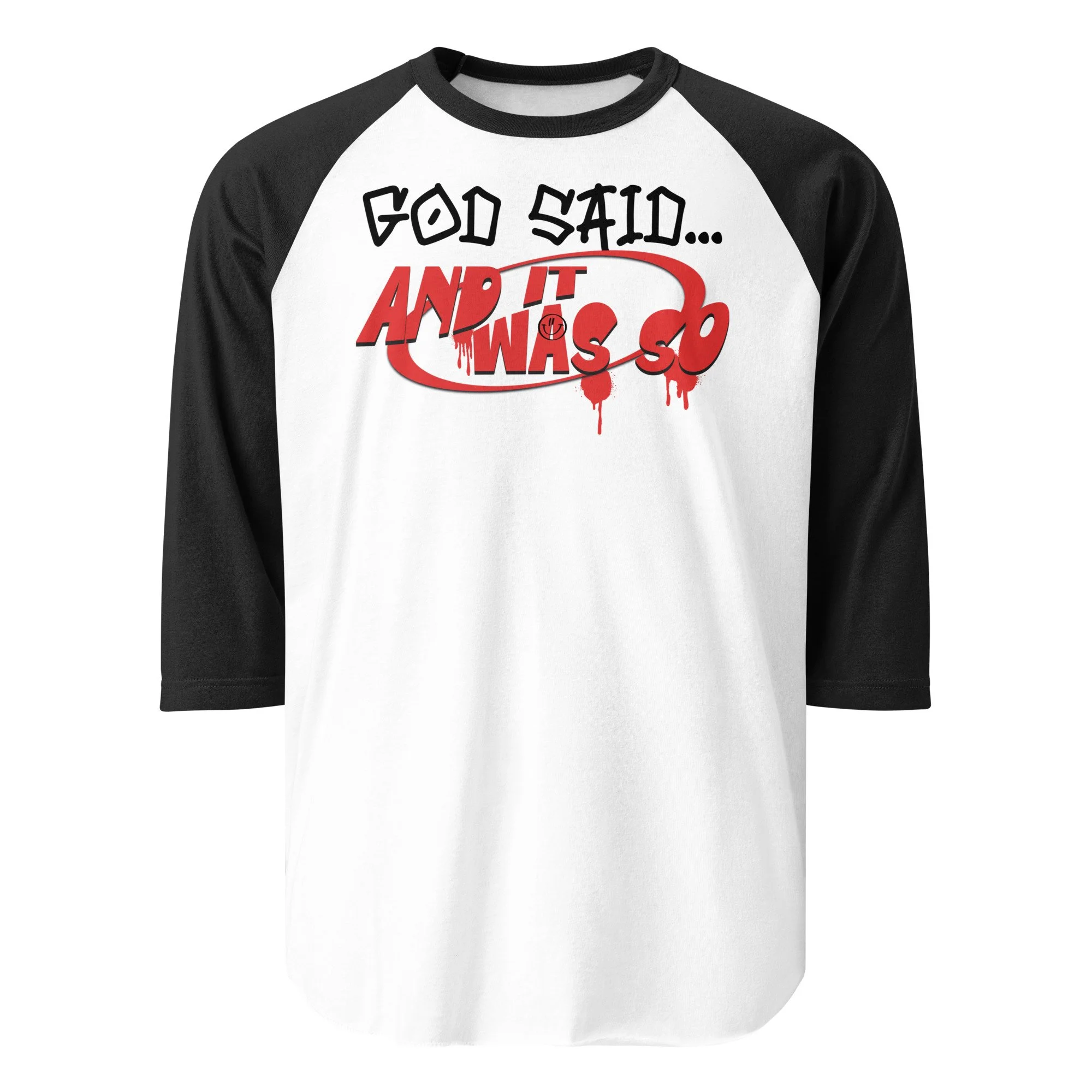 Unisex 3/4 Sleeve Raglan Jersey | Tultex | God Said