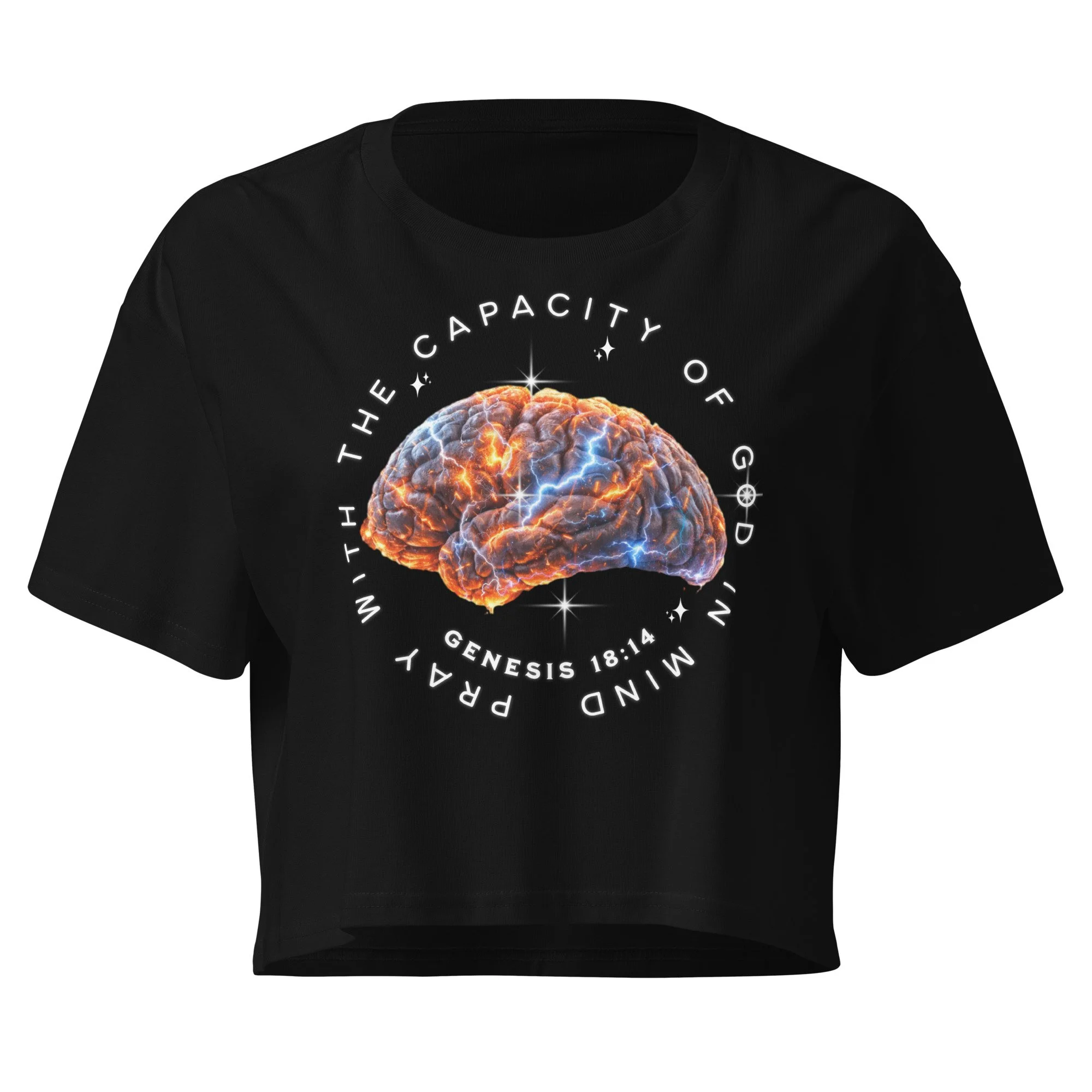 Women’s Crop Top | AS Colour | Capacity of God (Brain)