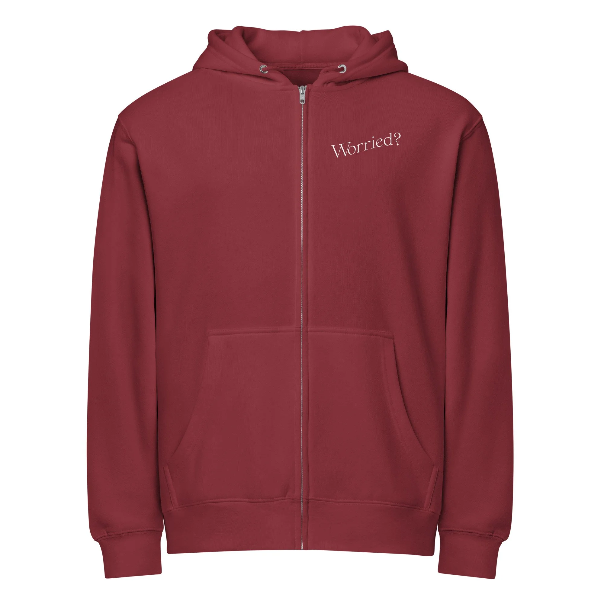 Unisex Premium Full zip Hoodie | Lane Seven | Red Sea