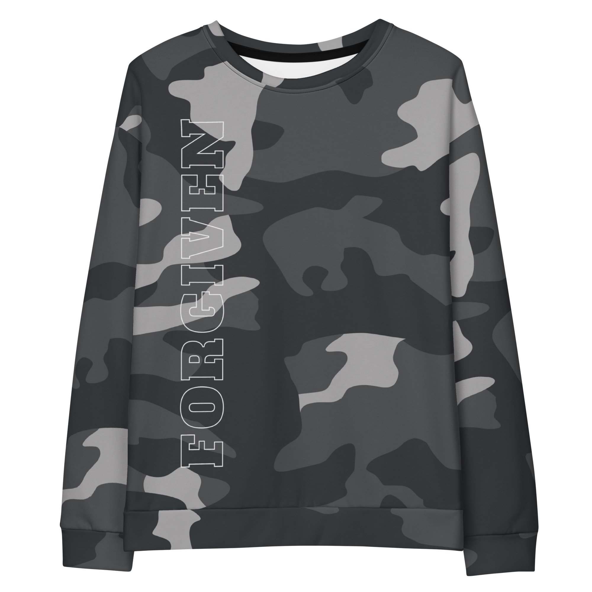 Unisex Cotton Sweatshirt | Forgiven (Camo)