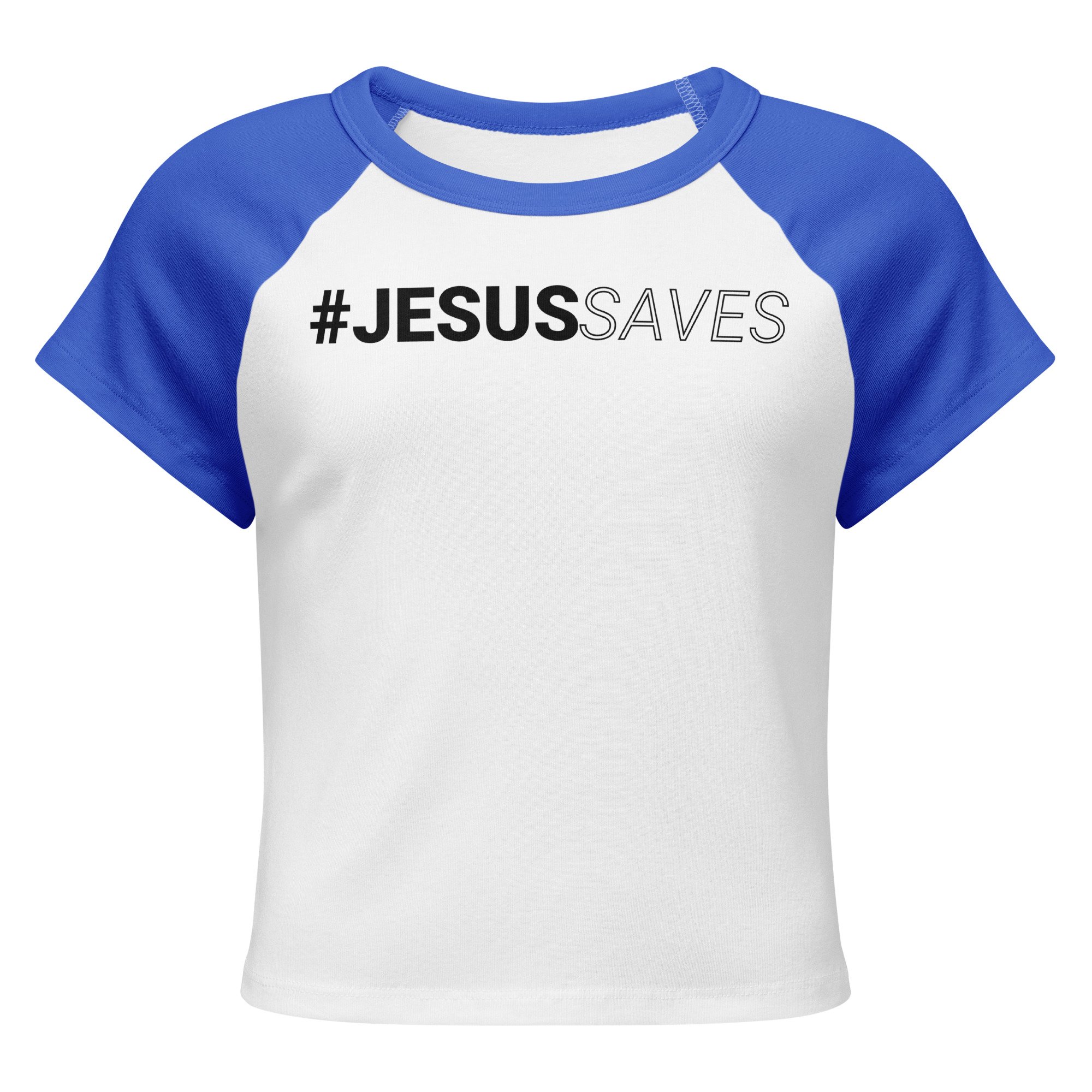 Women’s Micro Rib Raglan Baby Tee | #JesusSaves