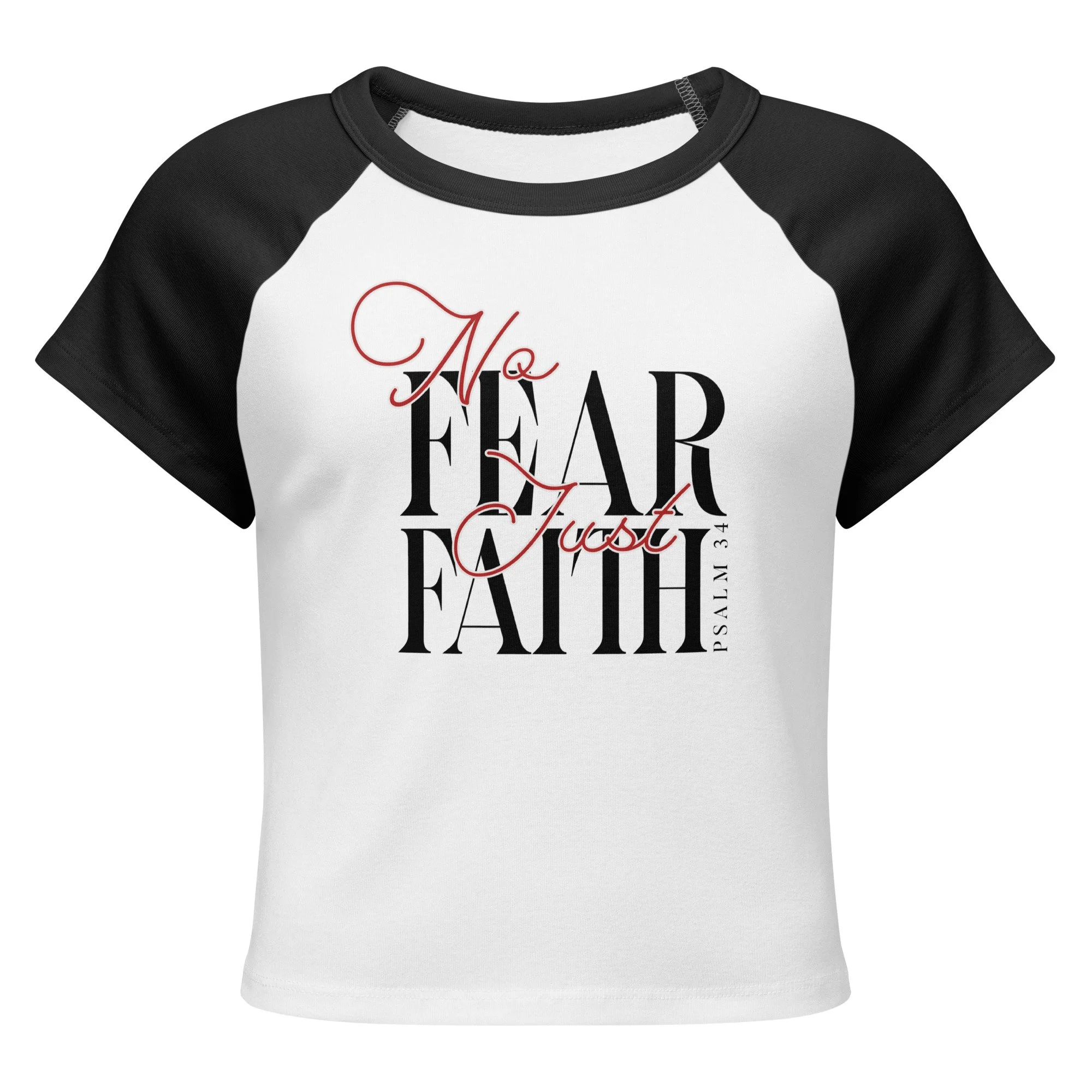 Women’s Micro Rib Raglan Baby Tee | No Fear