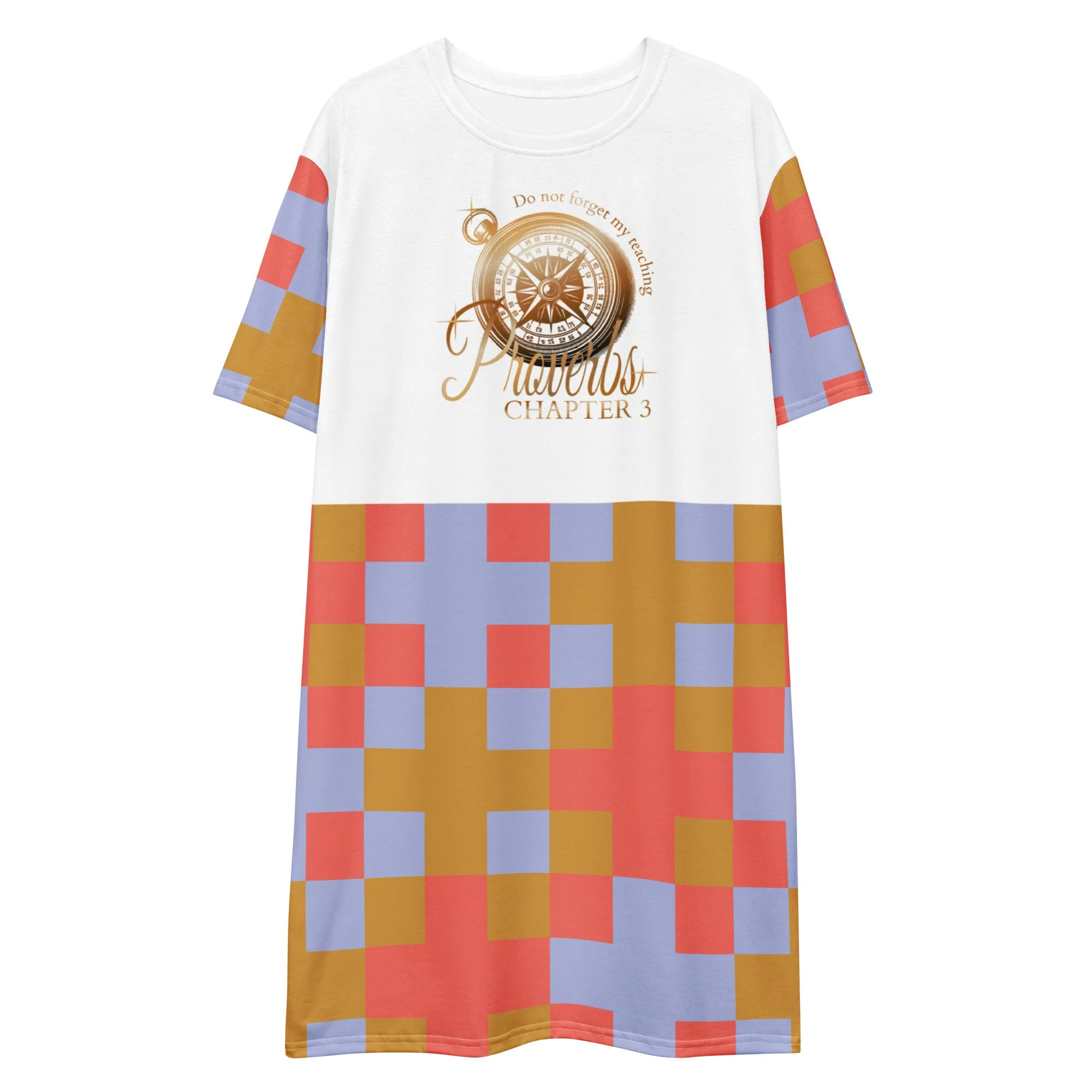 T-shirt Dress | My Teachings (Karaka Geometric)
