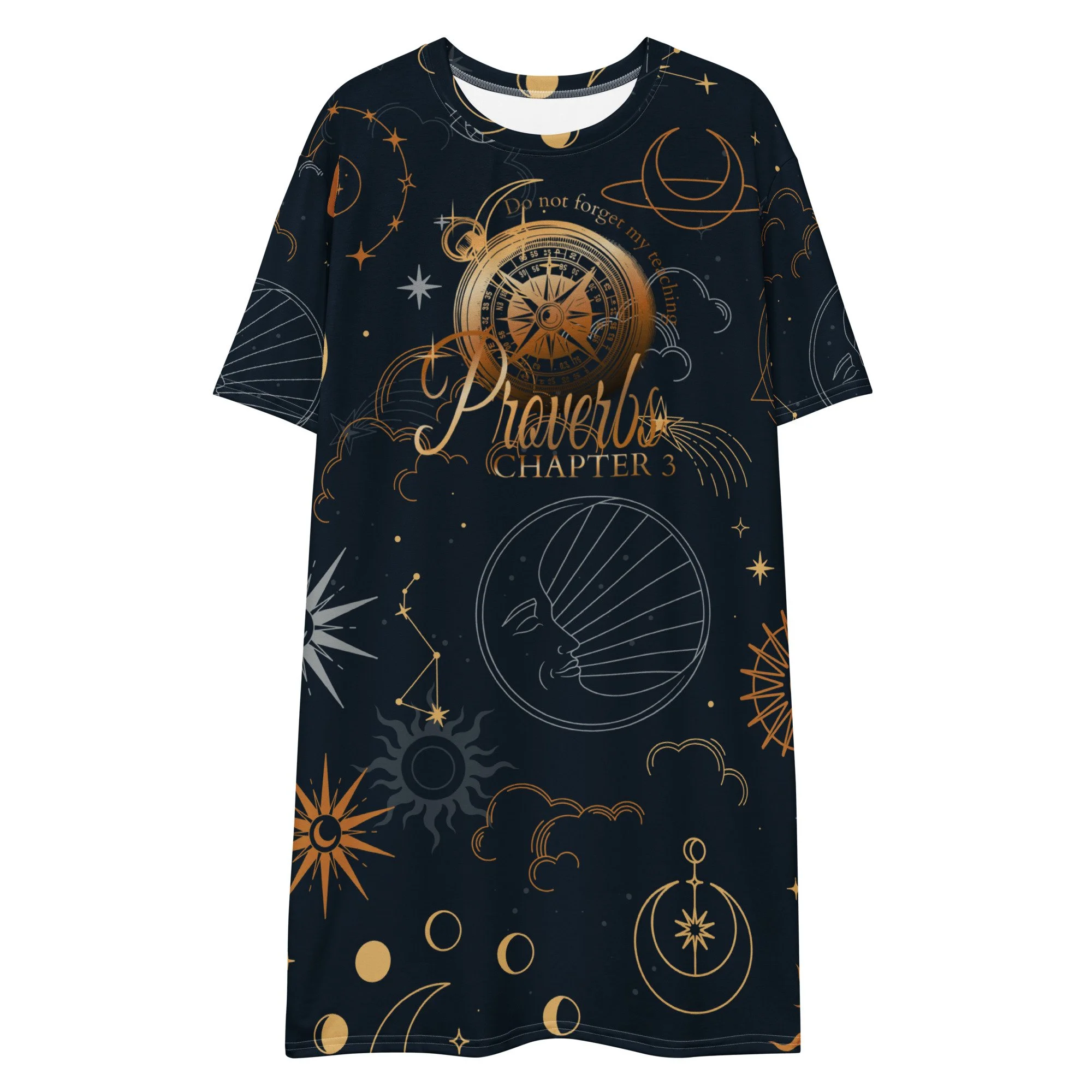 T-shirt Dress | My Teachings (Night Sky)
