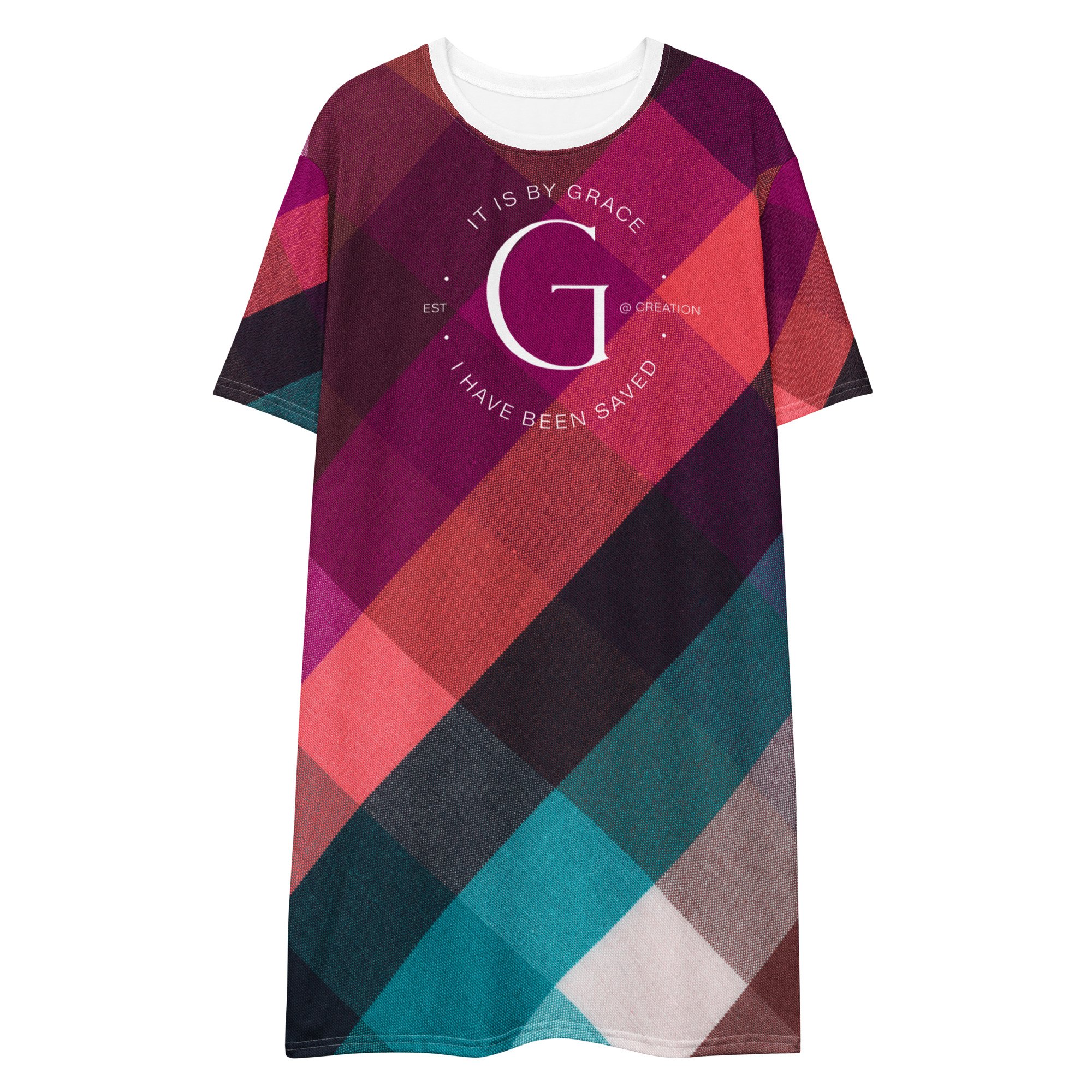 T-shirt Dress | Grace (Plaid)