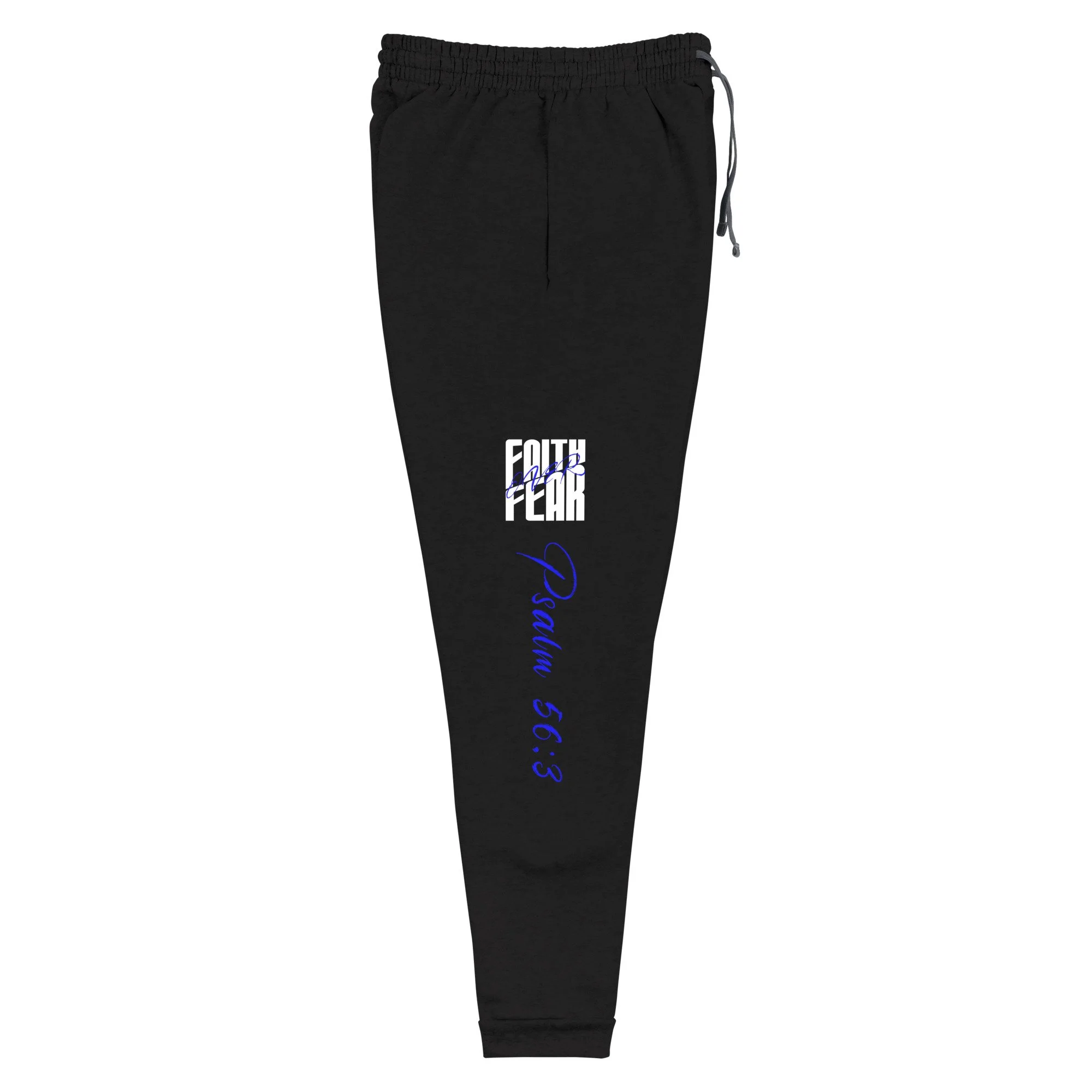 Unisex Joggers | Jerzees | Faith Over Fear (Blue Sketch)