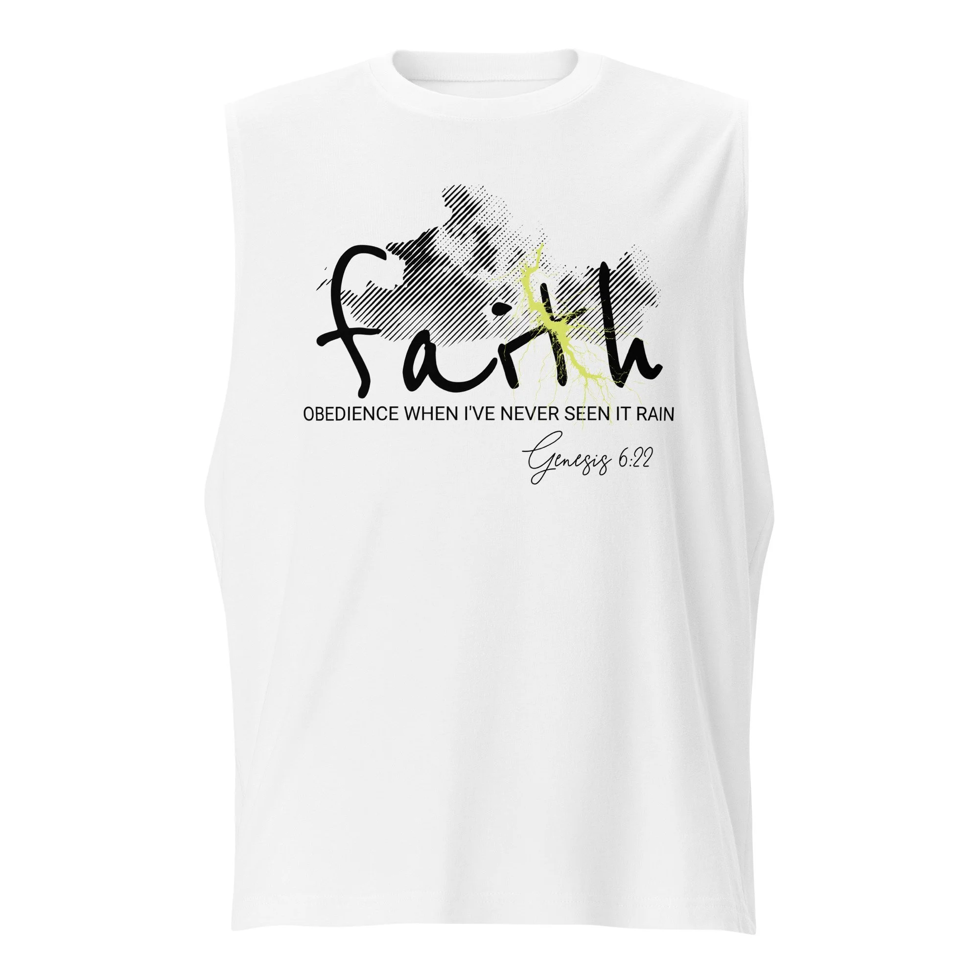 Unisex Muscle Shirt | Faith/Rain