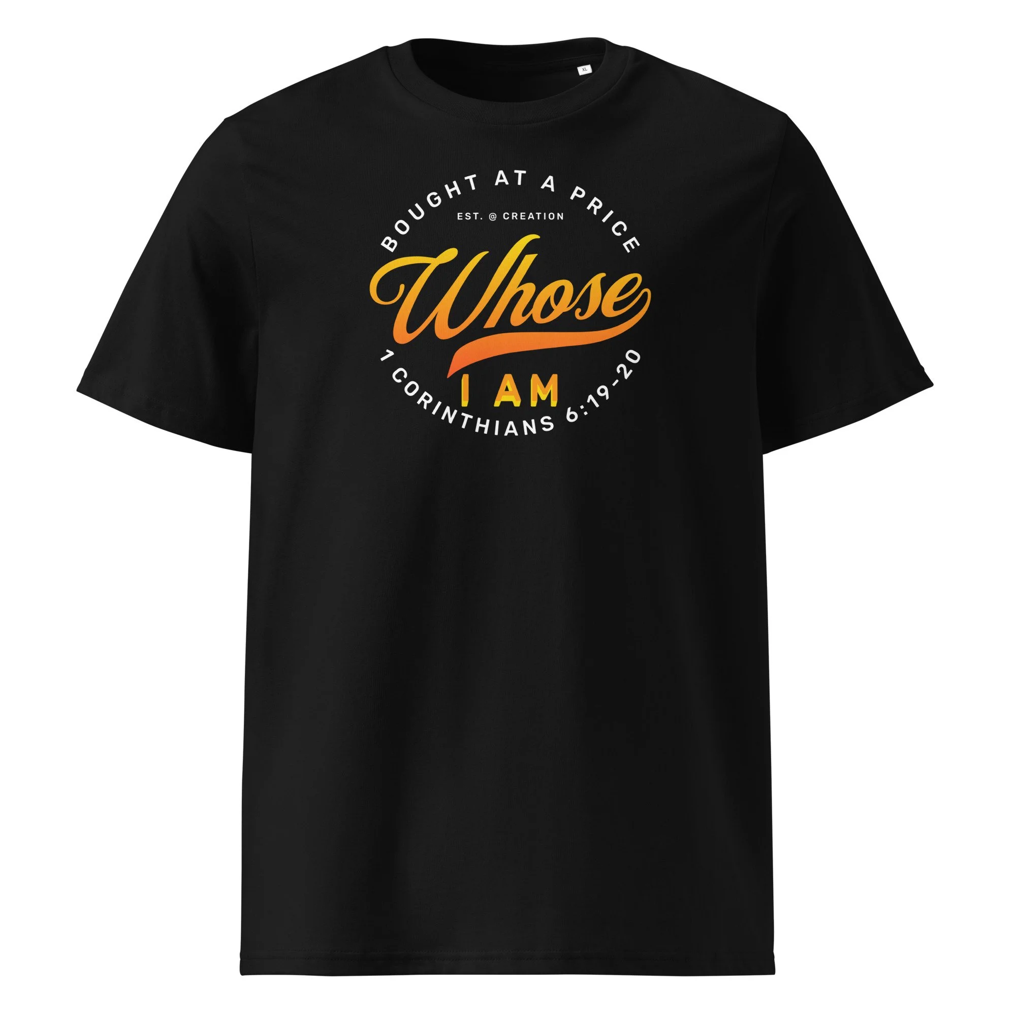 Unisex Organic Ribbed Neck T-shirt | Stanley/Stella | Whose I Am (Fire)