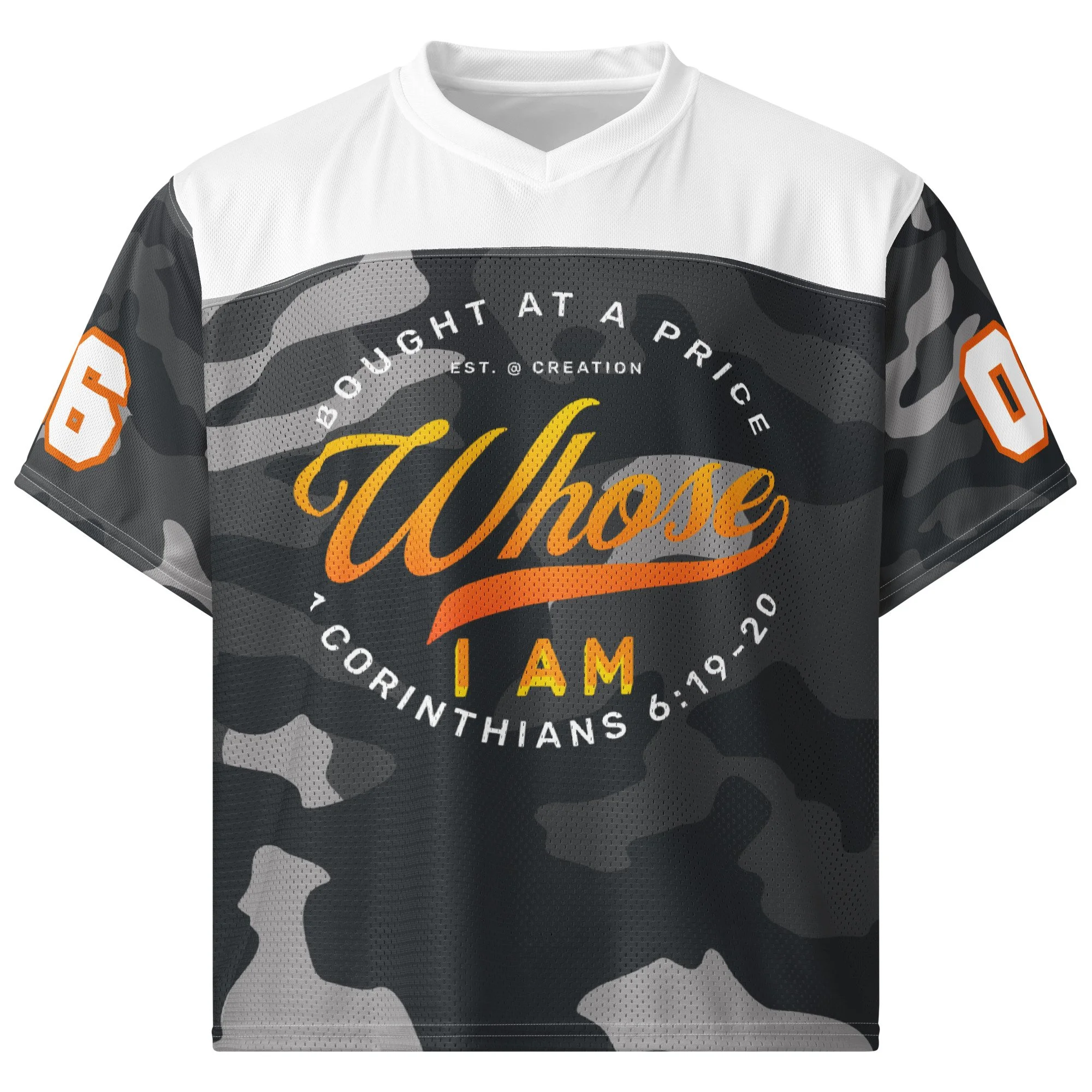 Boxy Football Jersey | Whose I Am (Fire)
