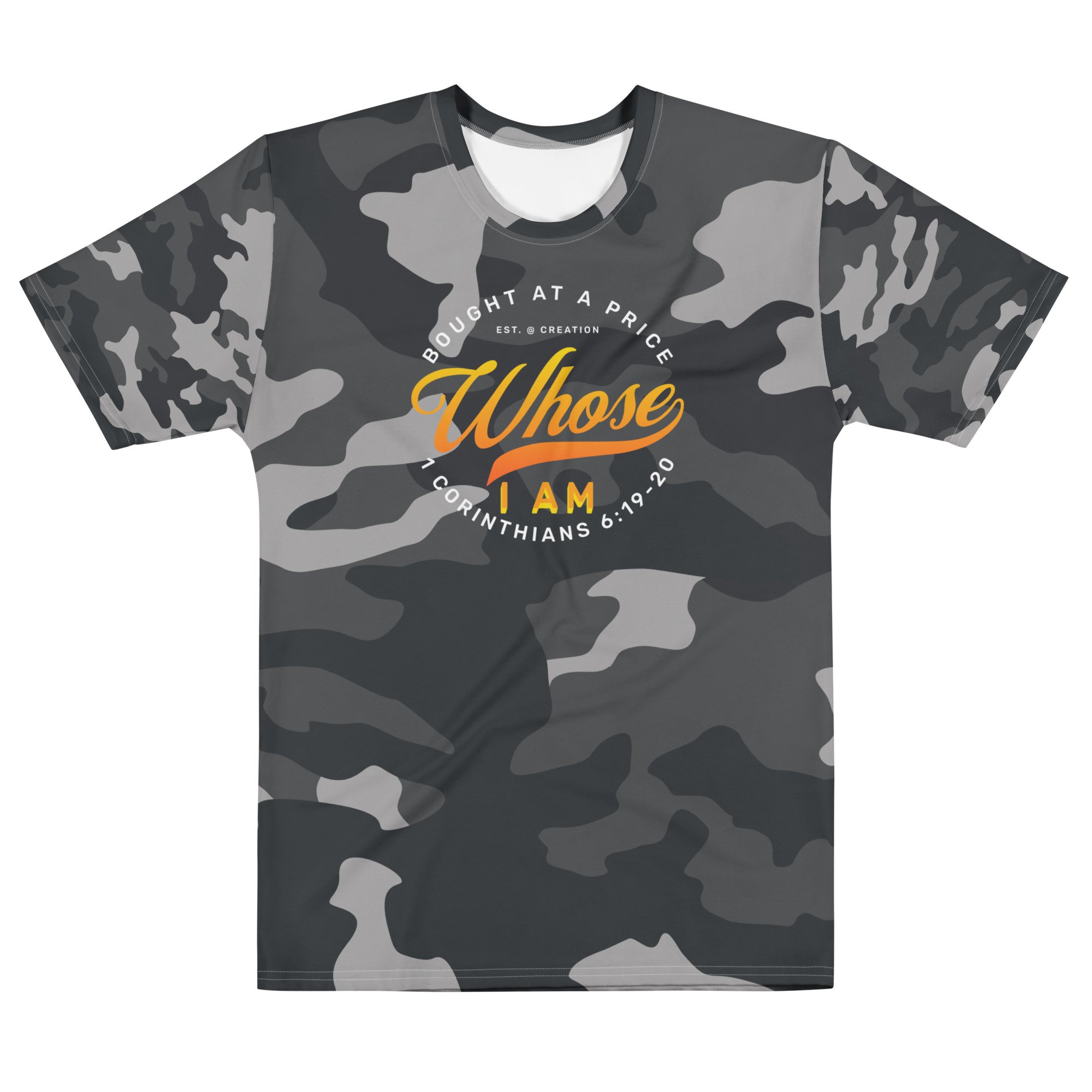 Unisex Cotton Crew Neck T-shirt | Whose I Am (Fire)