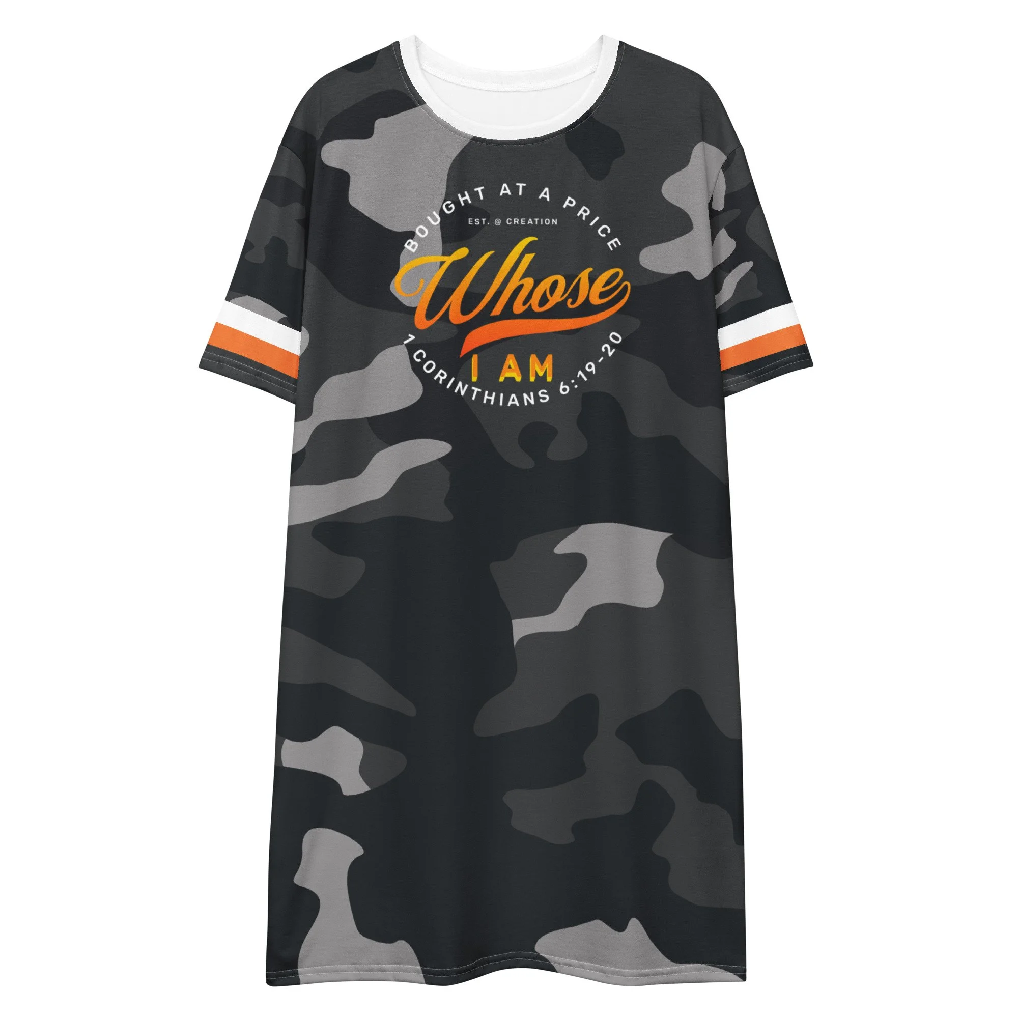 T-shirt Dress | Whose I Am (Fire)