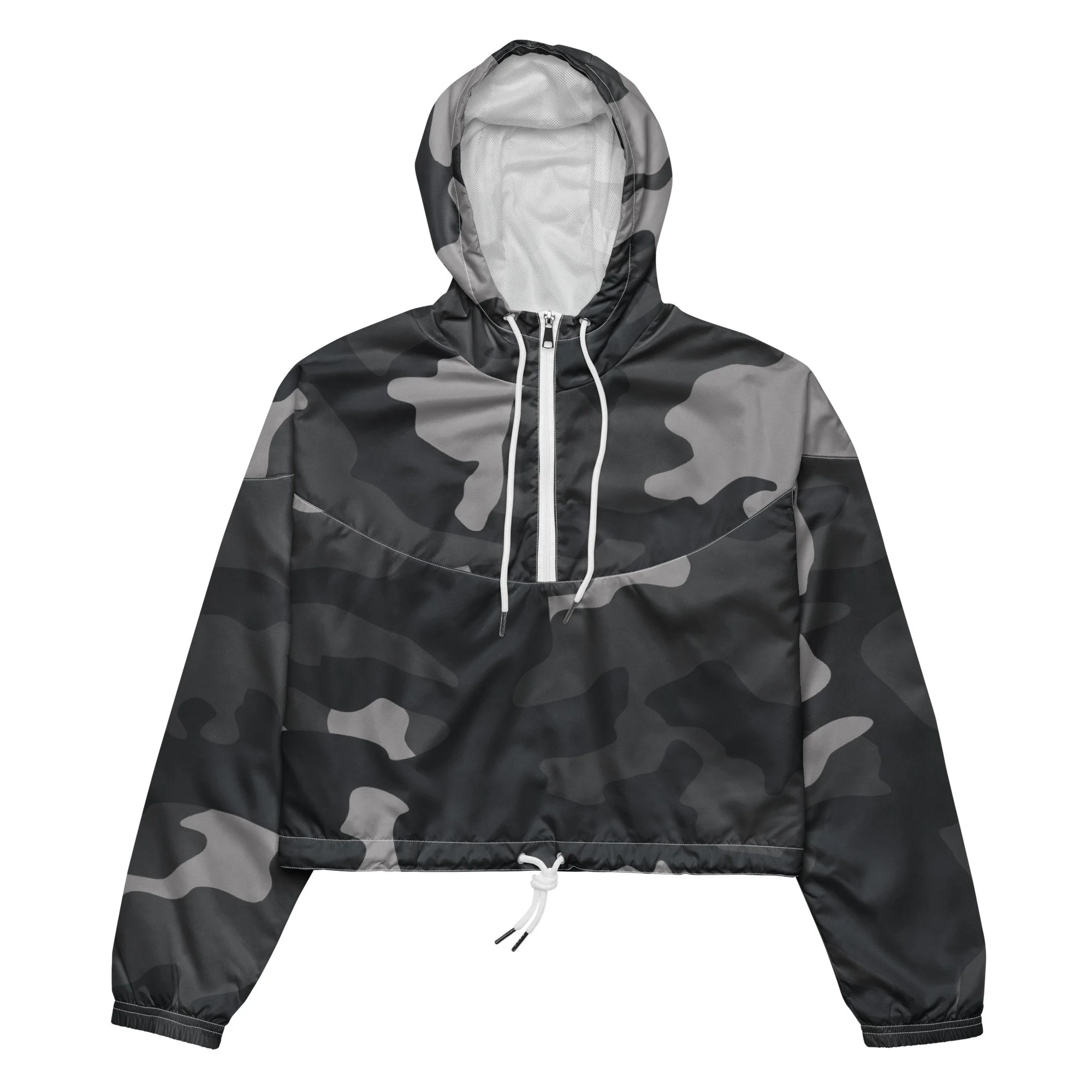 Women’s Cropped Windbreaker | Whose I Am (Fire)