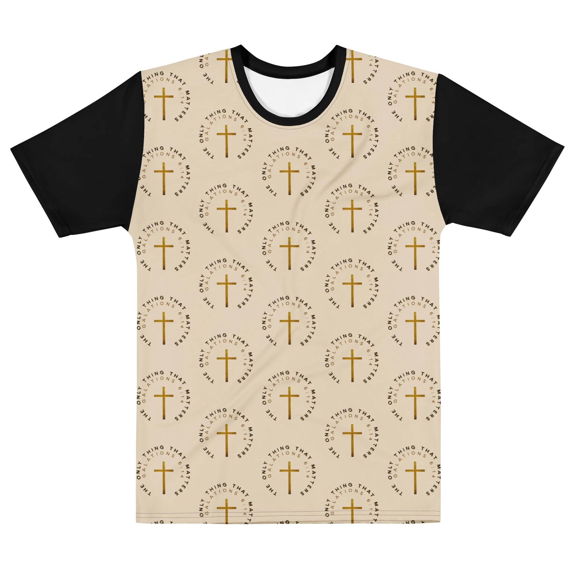 Unisex Cotton Crew Neck T-shirt | The Cross