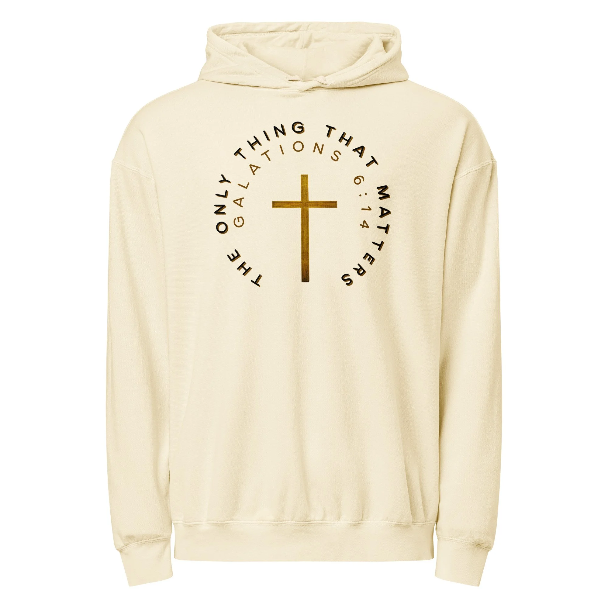 Unisex Lightweight Hoodie | Comfort Colors | The Cross