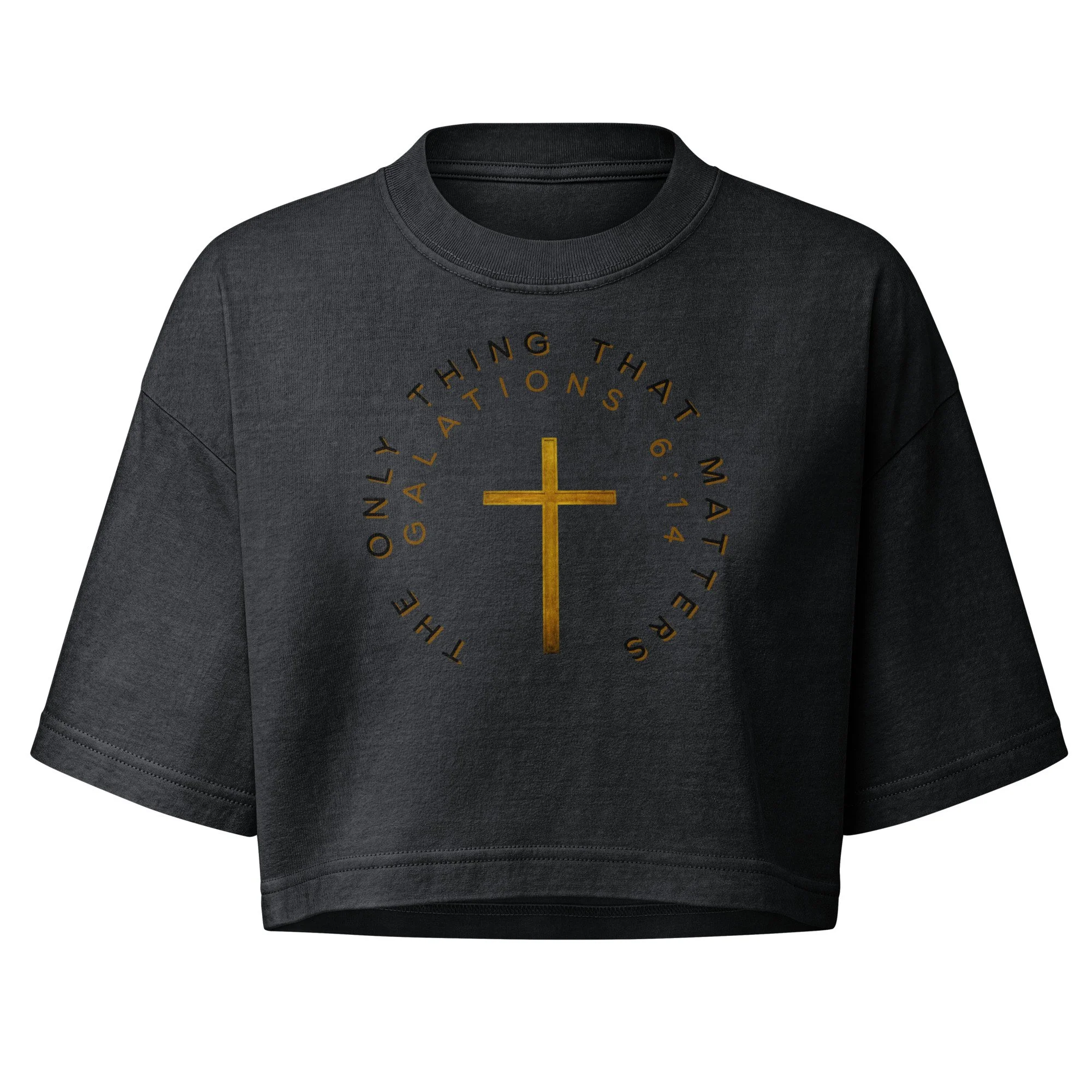 Women’s Cropped Tee | Bella + Canvas | The Cross