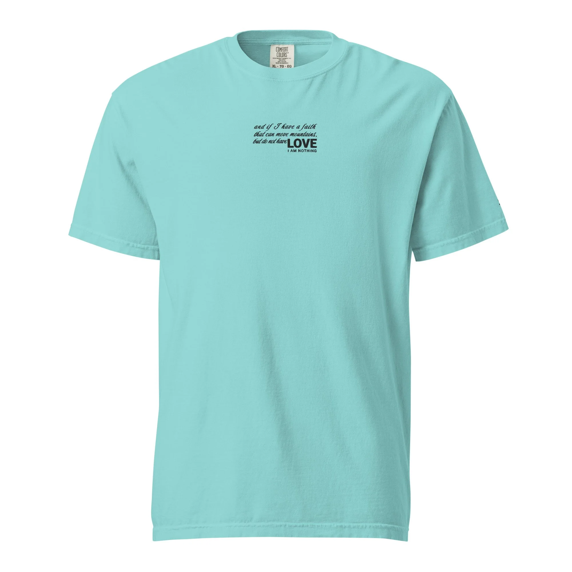 Unisex Heavyweight T-shirt | Comfort Colors | Nothing (Embroidery)