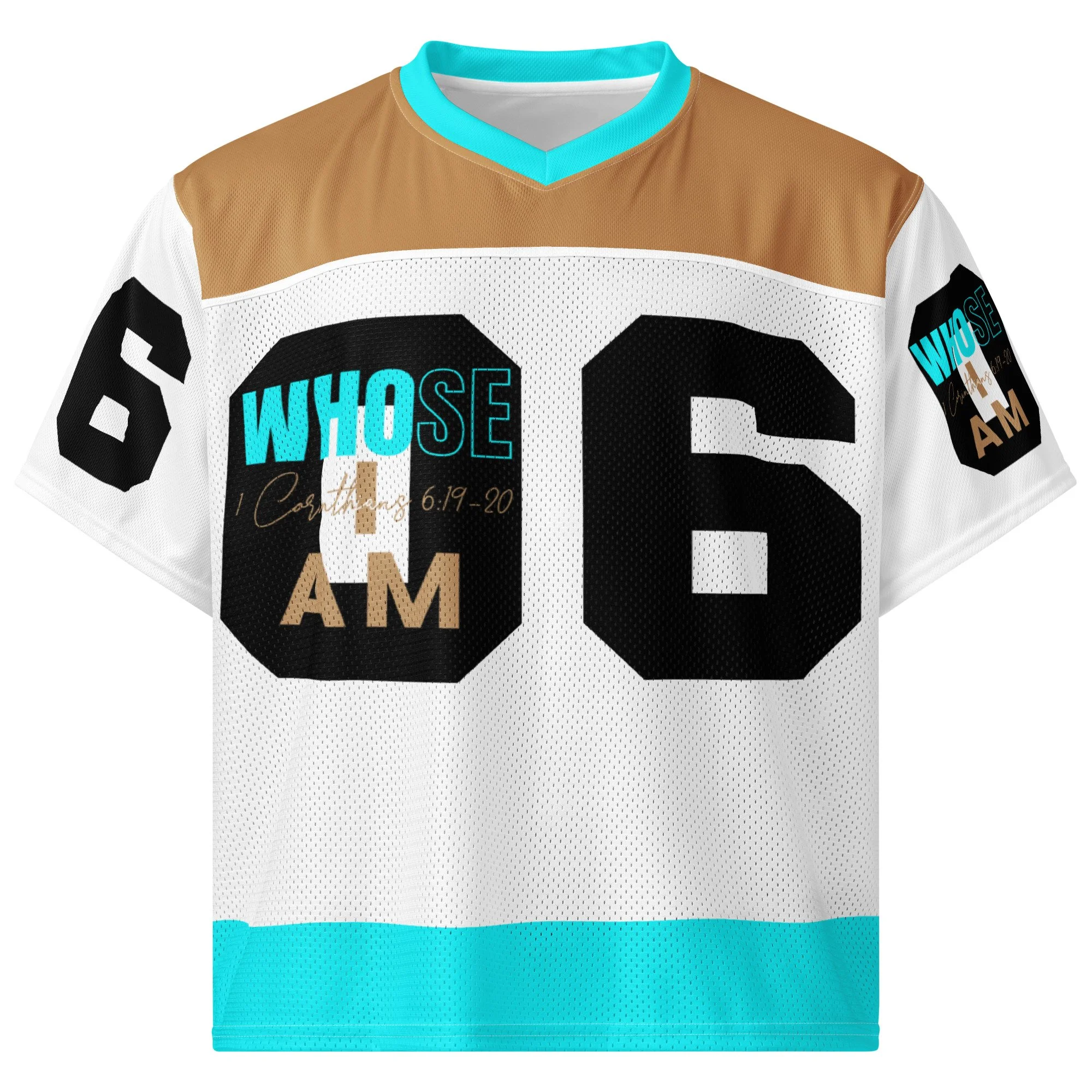 Boxy Football Jersey | Whose I Am (Earth)
