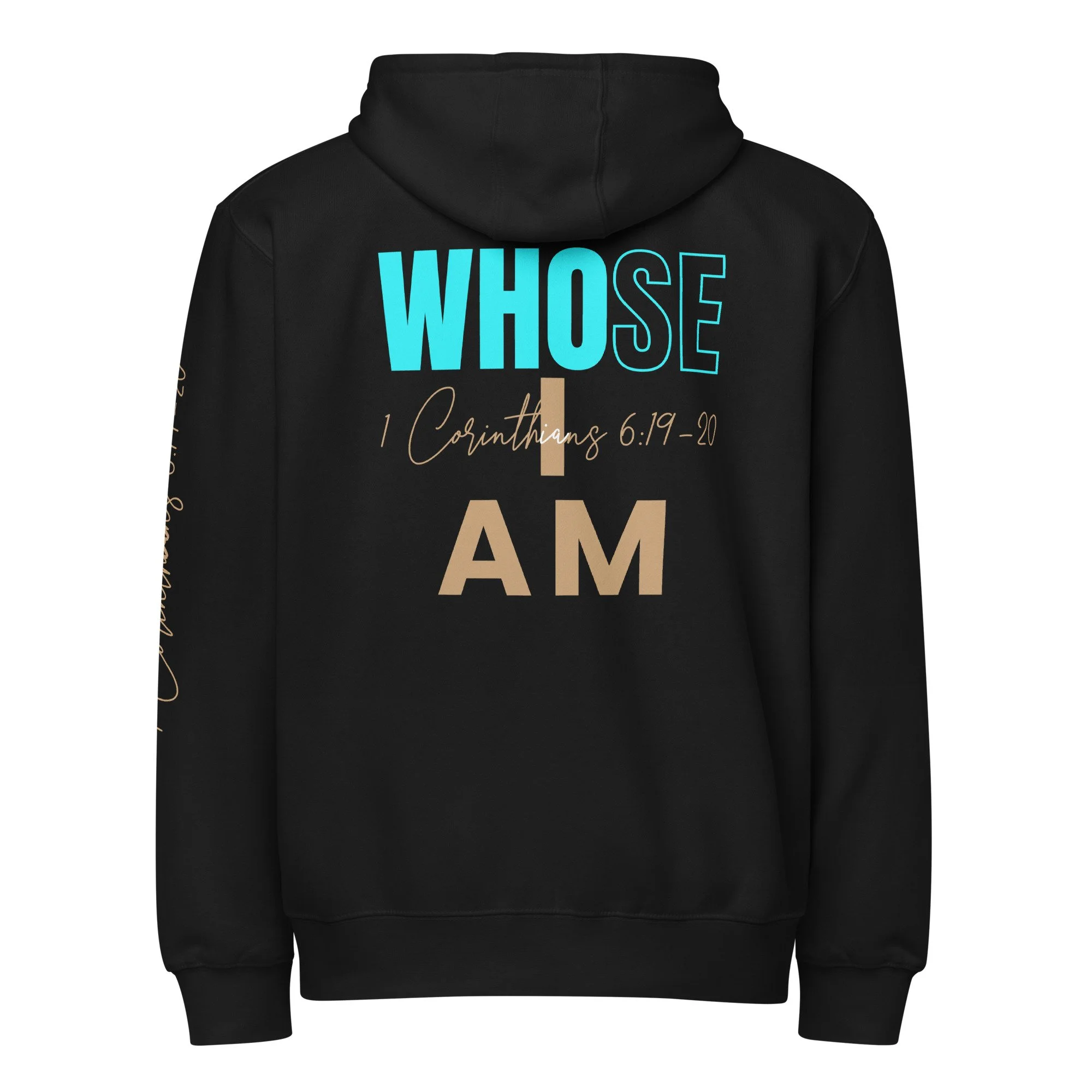 Unisex Premium Full zip Hoodie | Lane Seven | Whose I Am (Earth)
