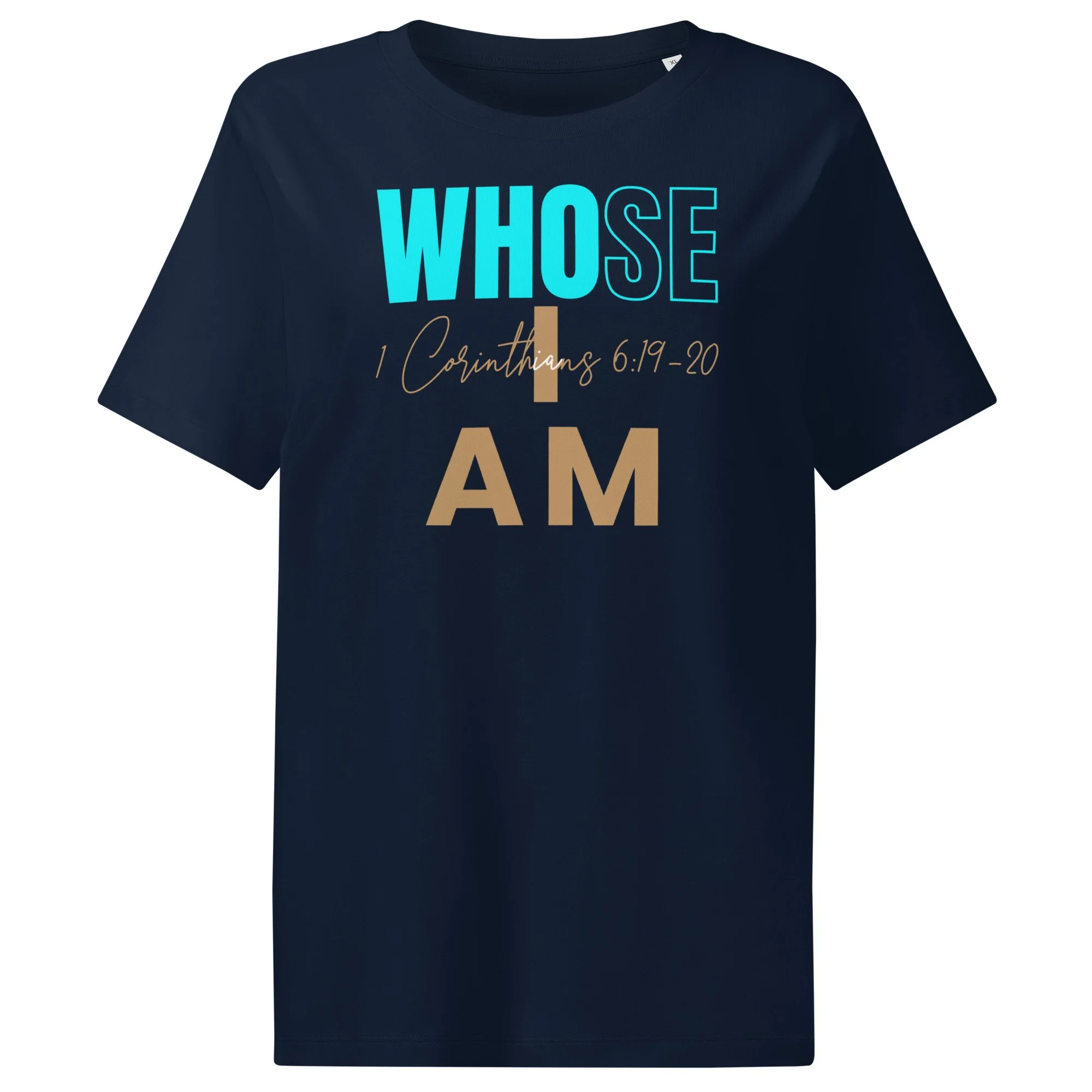 Women’s Organic Ribbed Neck T-shirt | Stanley/Stella | Whose I Am (Earth)