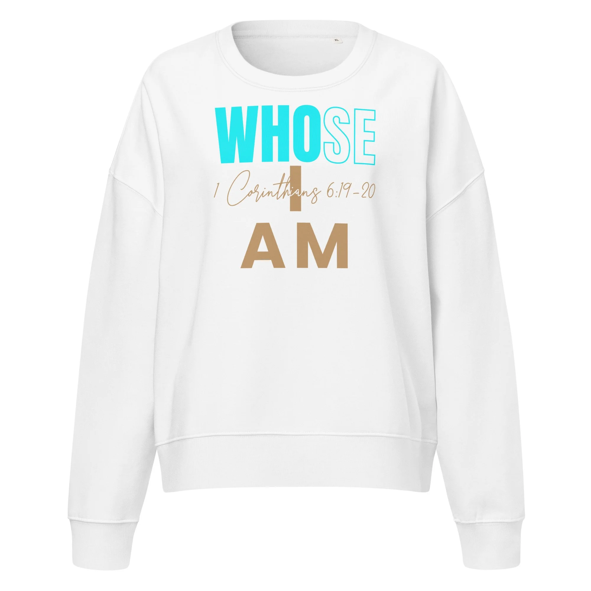 Women’s Organic Crew Neck Sweatshirt | Stanley/Stella | Whose I Am (Earth)