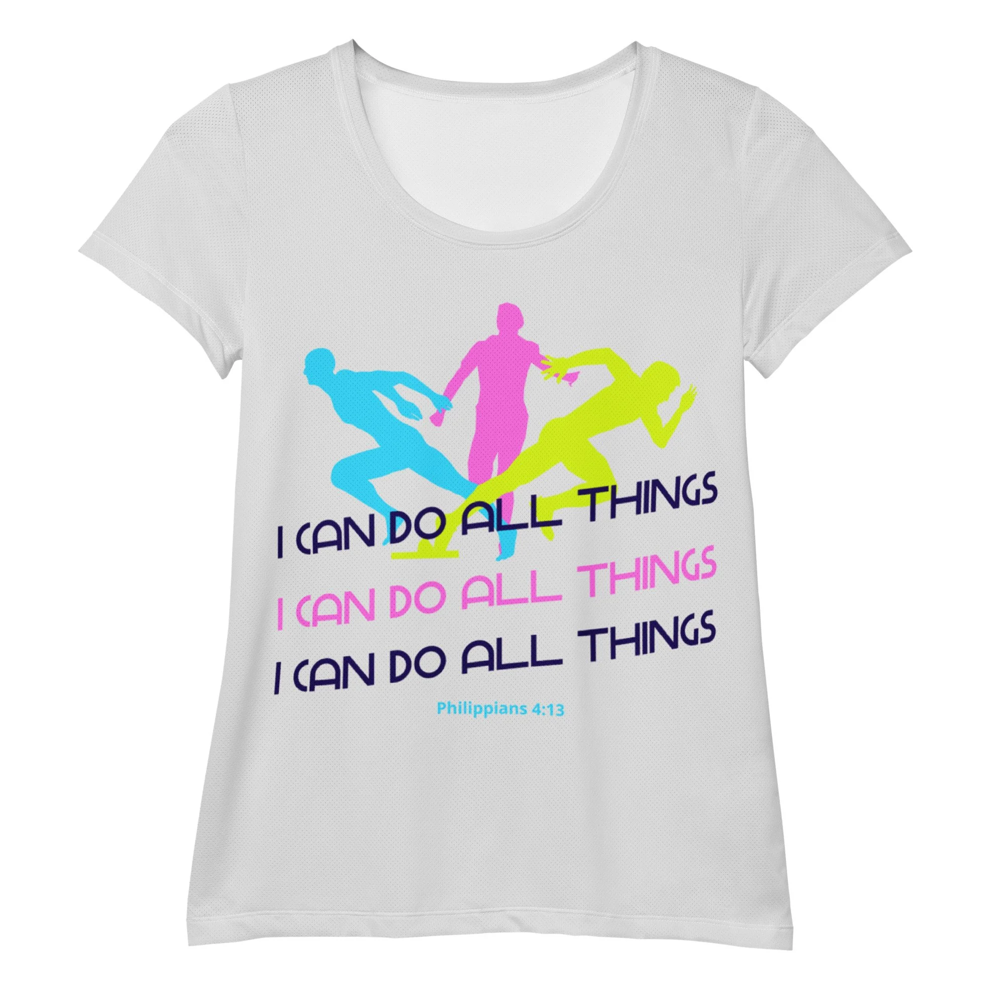Women's Athletic T-shirt | I Can Do All Things