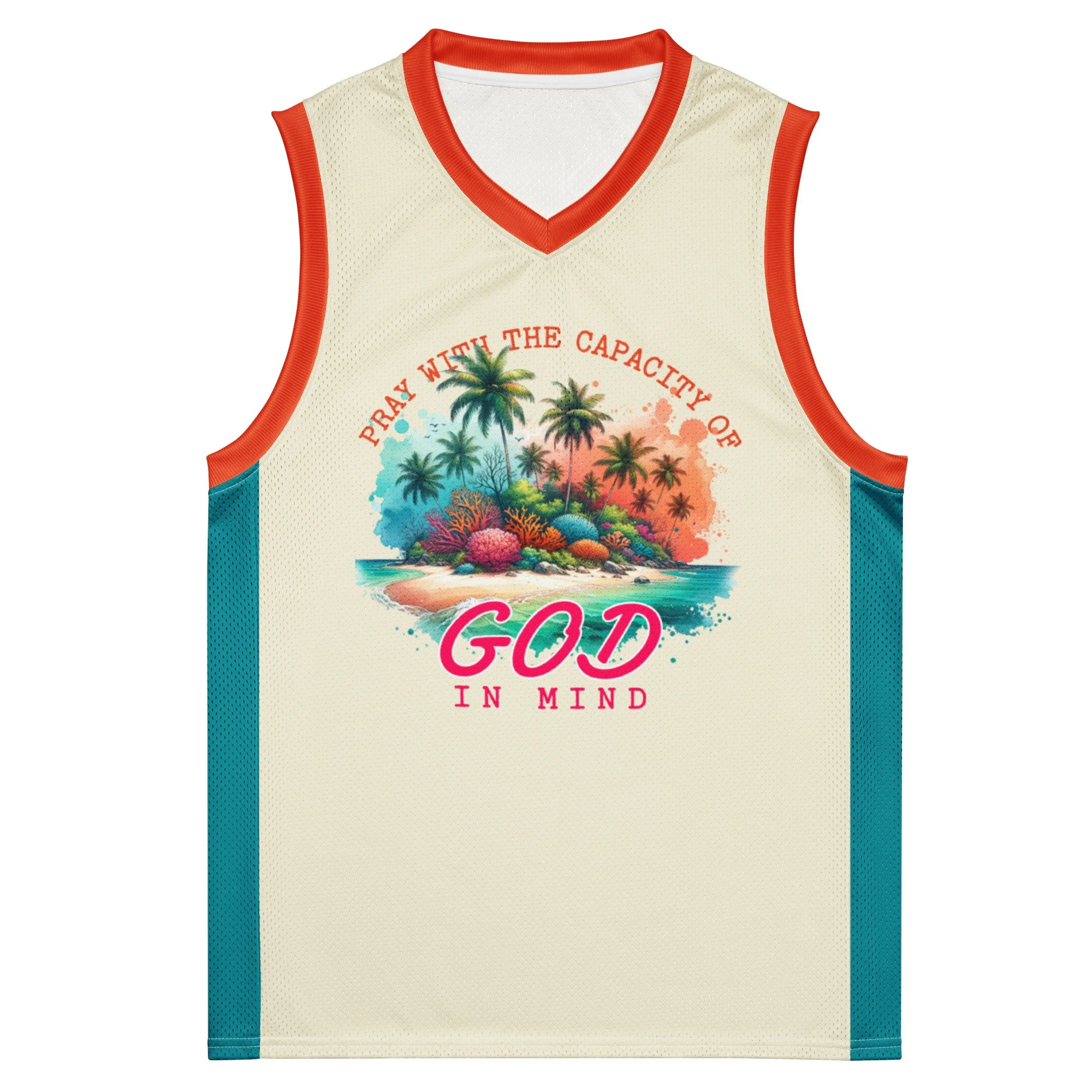 Premium Basketball Jersey | Capacity of God (Beach)