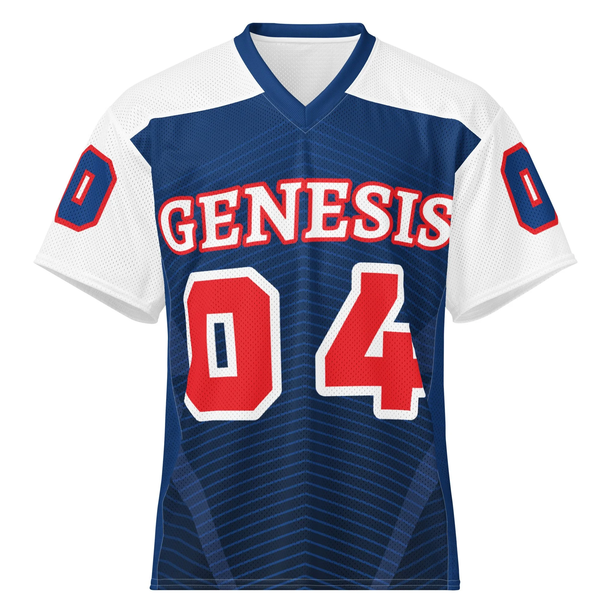 American Football Jersey | Red, Blue & White | Genesis 4
