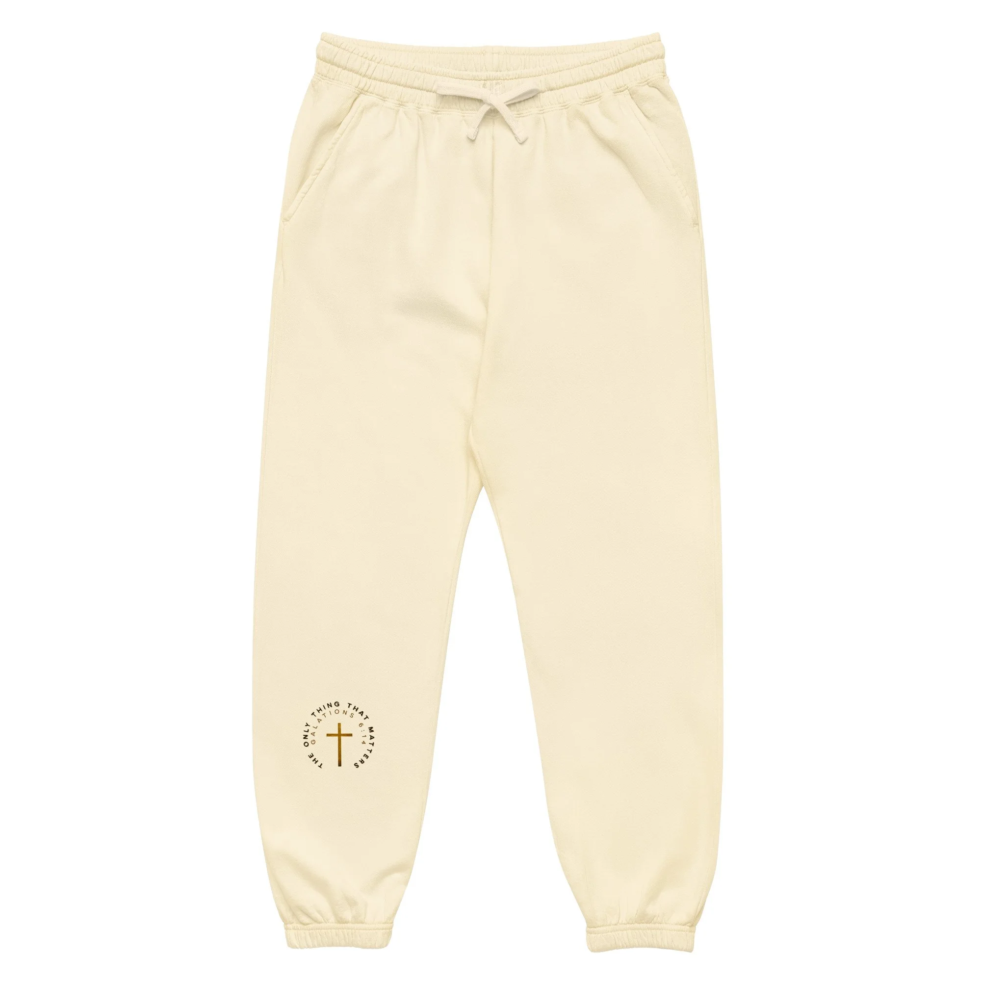 Unisex Fleece Sweatpants | Comfort Colors | The Cross