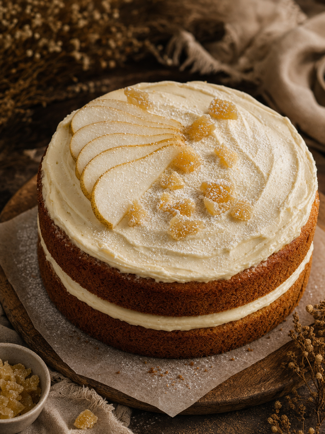 Spiced Pear and Lemon Ginger