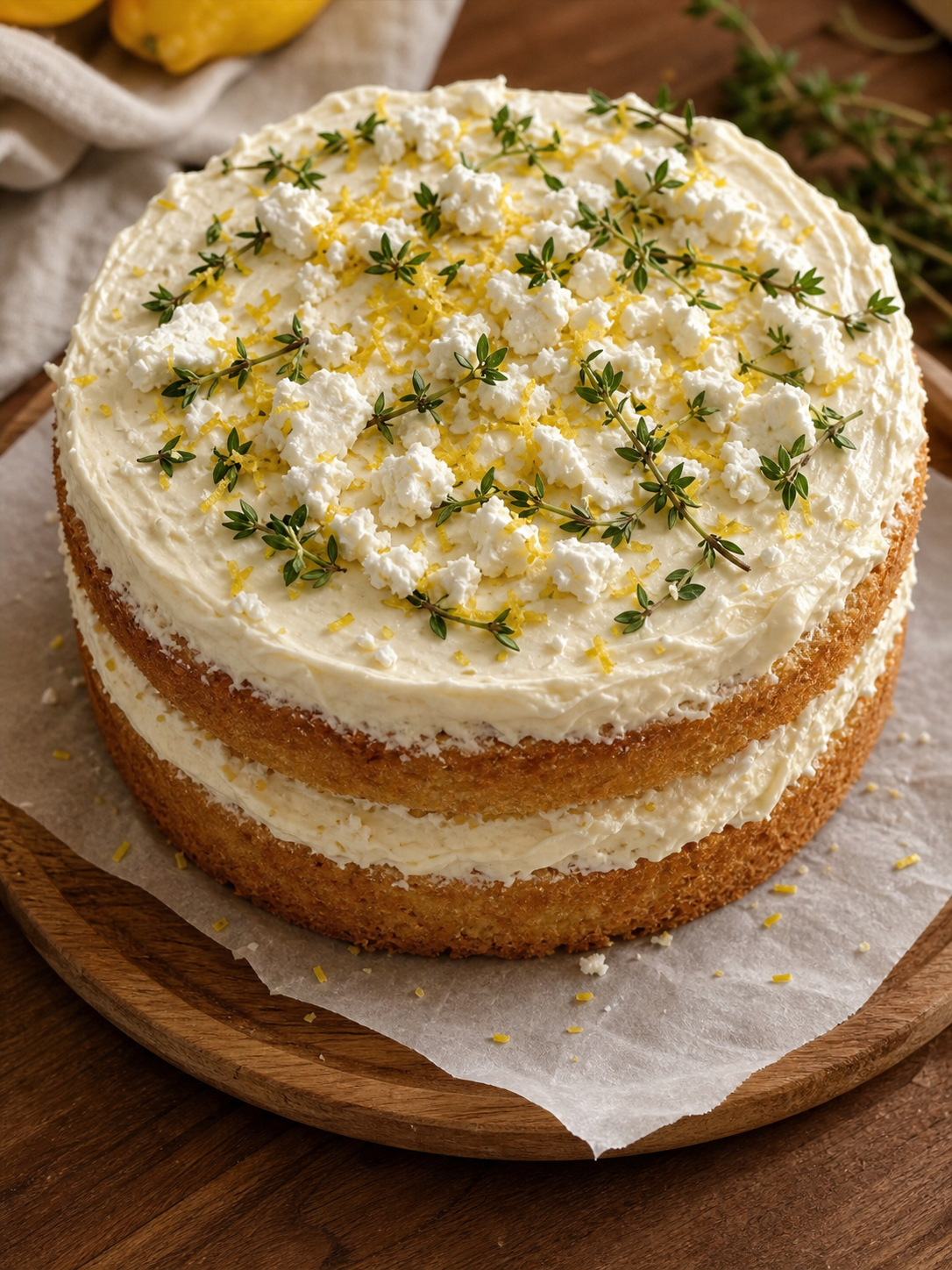Lemon Goat Cheese and Thyme