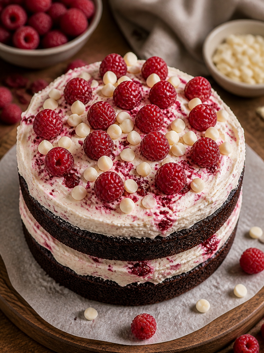 Double Chocolate and Raspberry