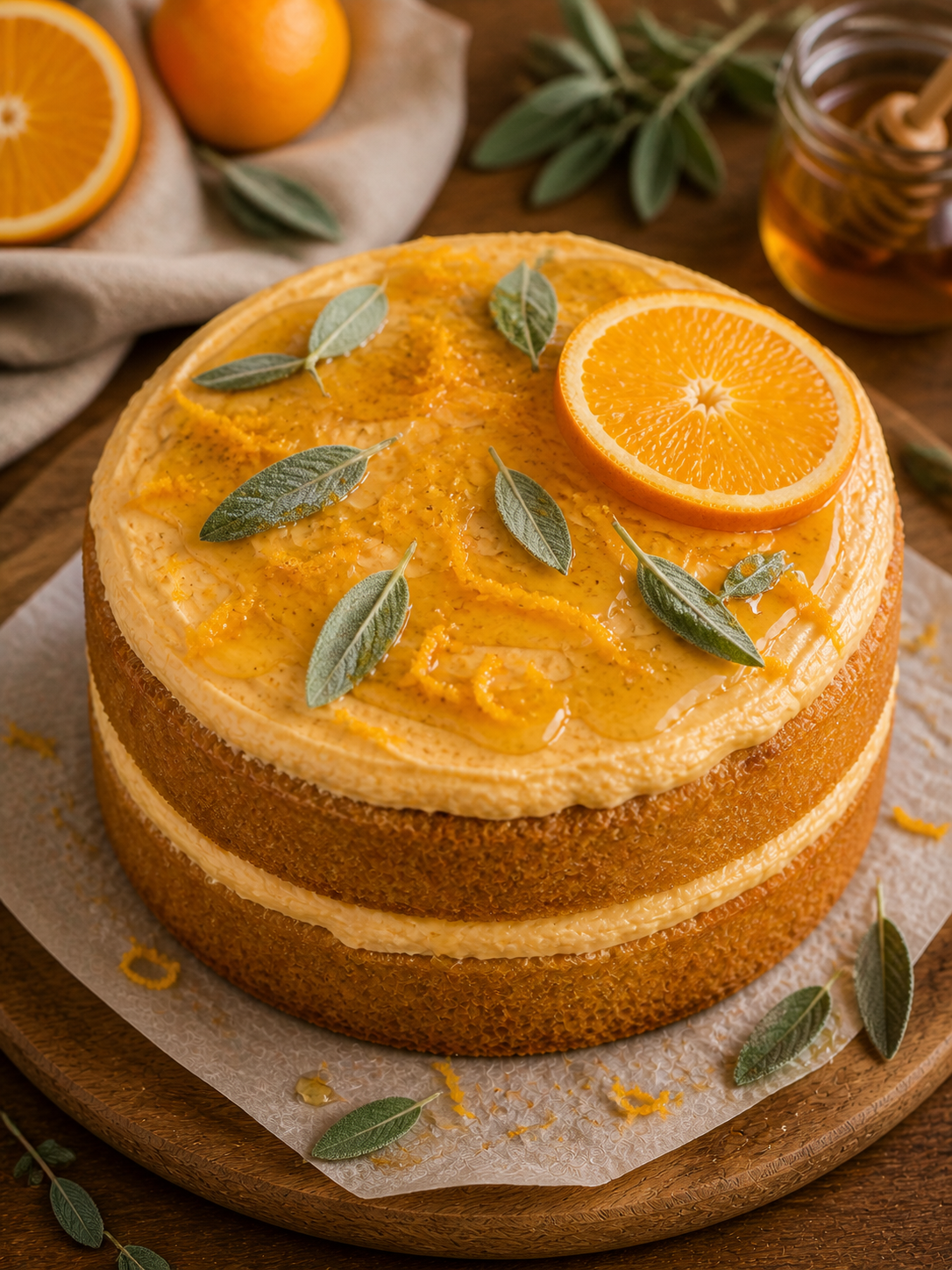 Orange Sage and Honey