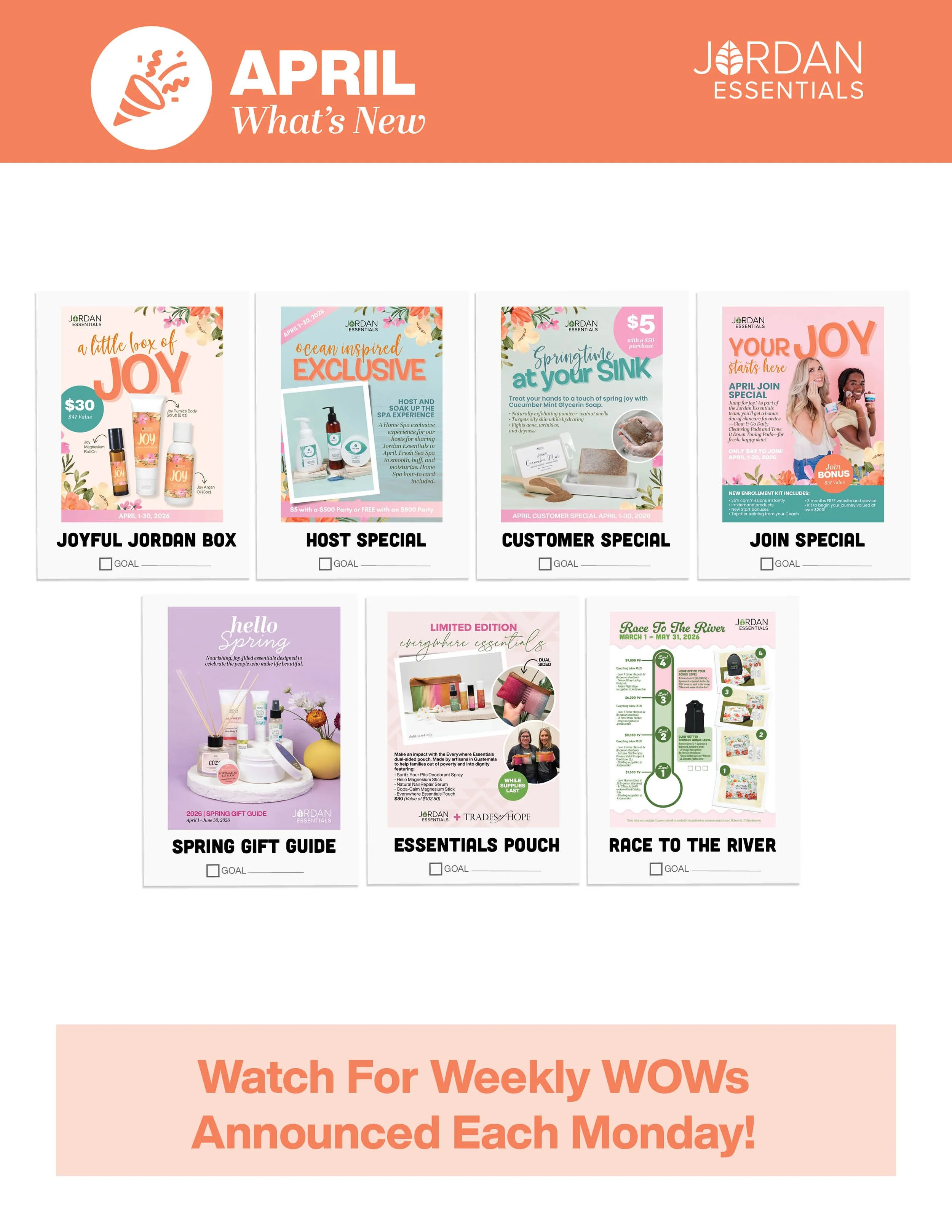 April Vision Board Glance