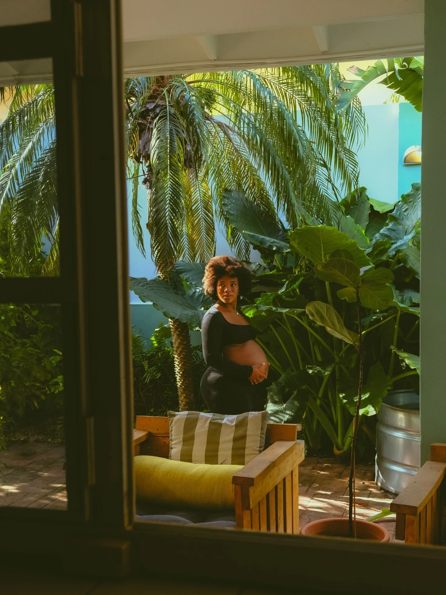 Maternity shoot of beautiful Marcelle 🌱🌴