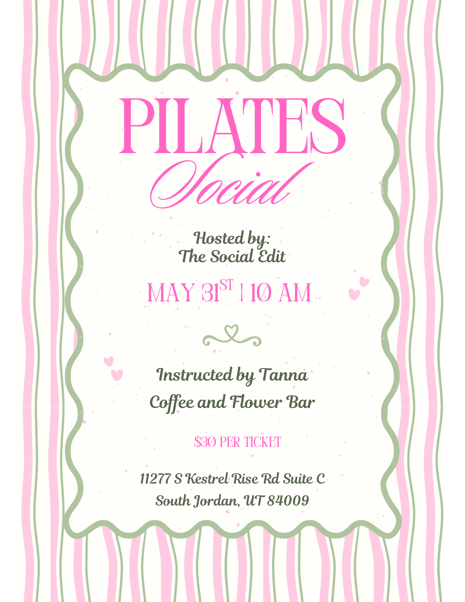 Pink Green Pastel Whimsical Girls Party Invitation Flyer.png