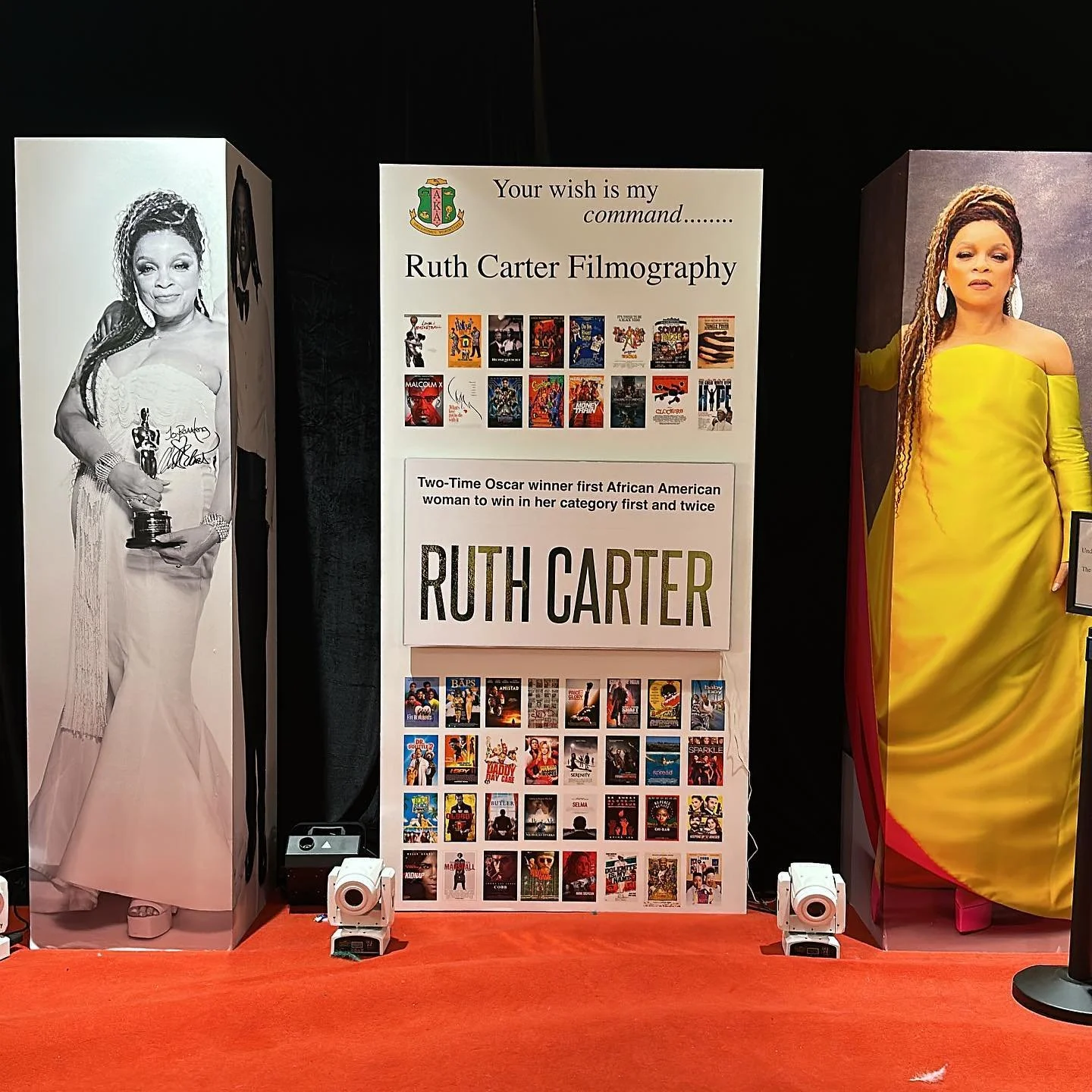 Tonight we helped the AKA&rsquo;s celebrate Ruth Carter!
