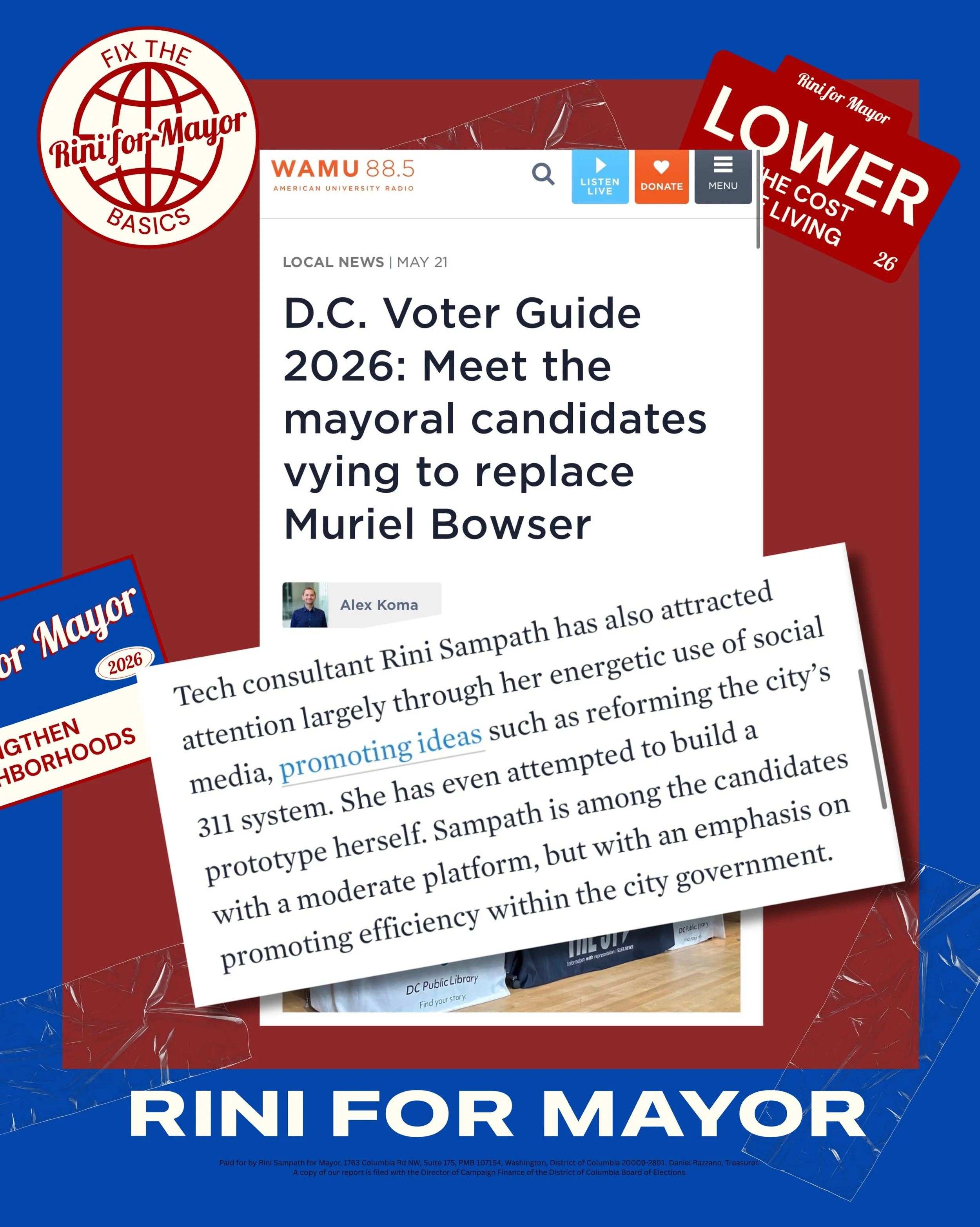 We&rsquo;ve been in this race three months and we&rsquo;ve completely shaped the conversation. Career politicians are actually talking about government accountability. About public dashboards, data-driven decisions, and fixing things that matter for 