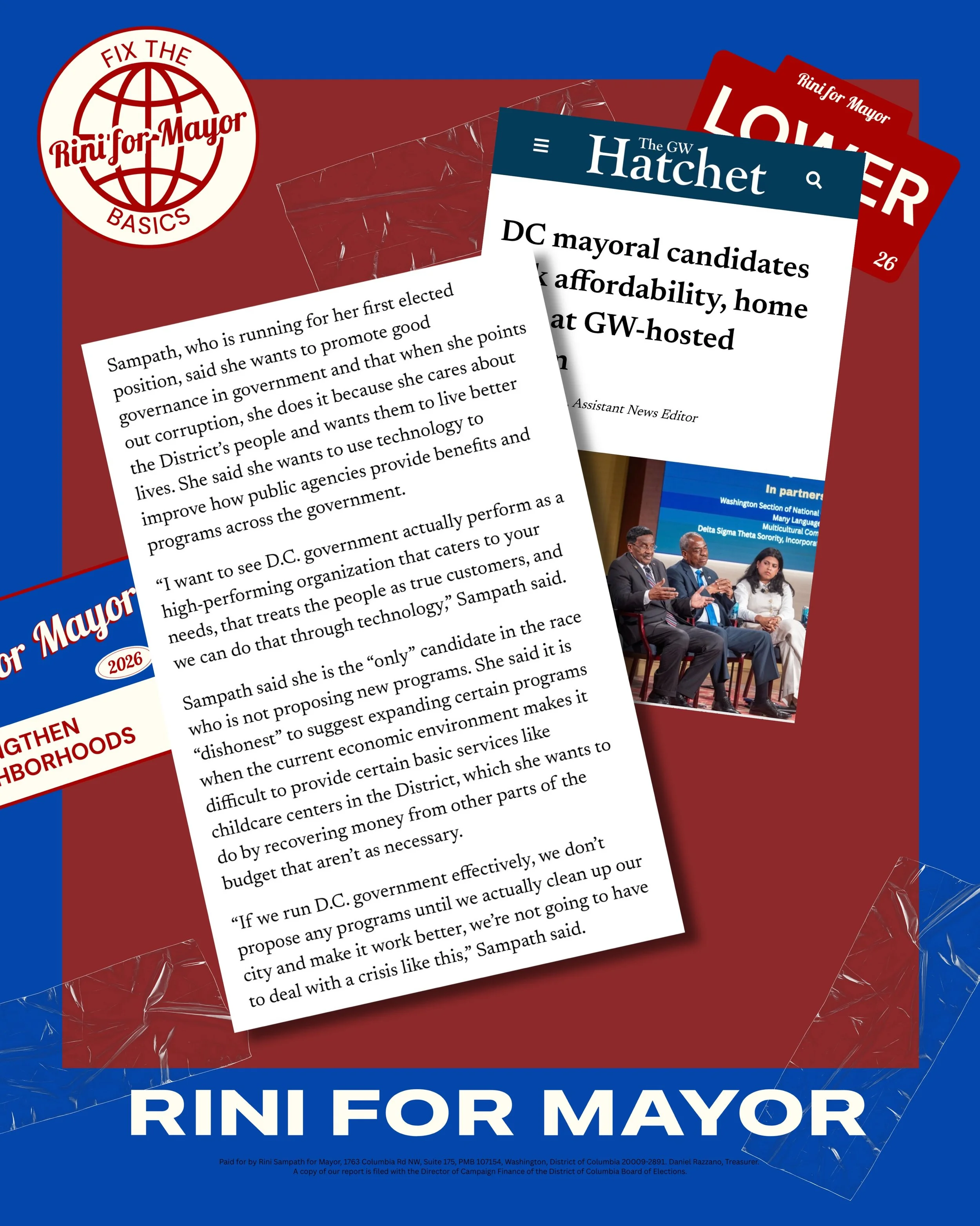 We deserve good governance. Rank @rinisampath #1 on June 16. riniformayor.com