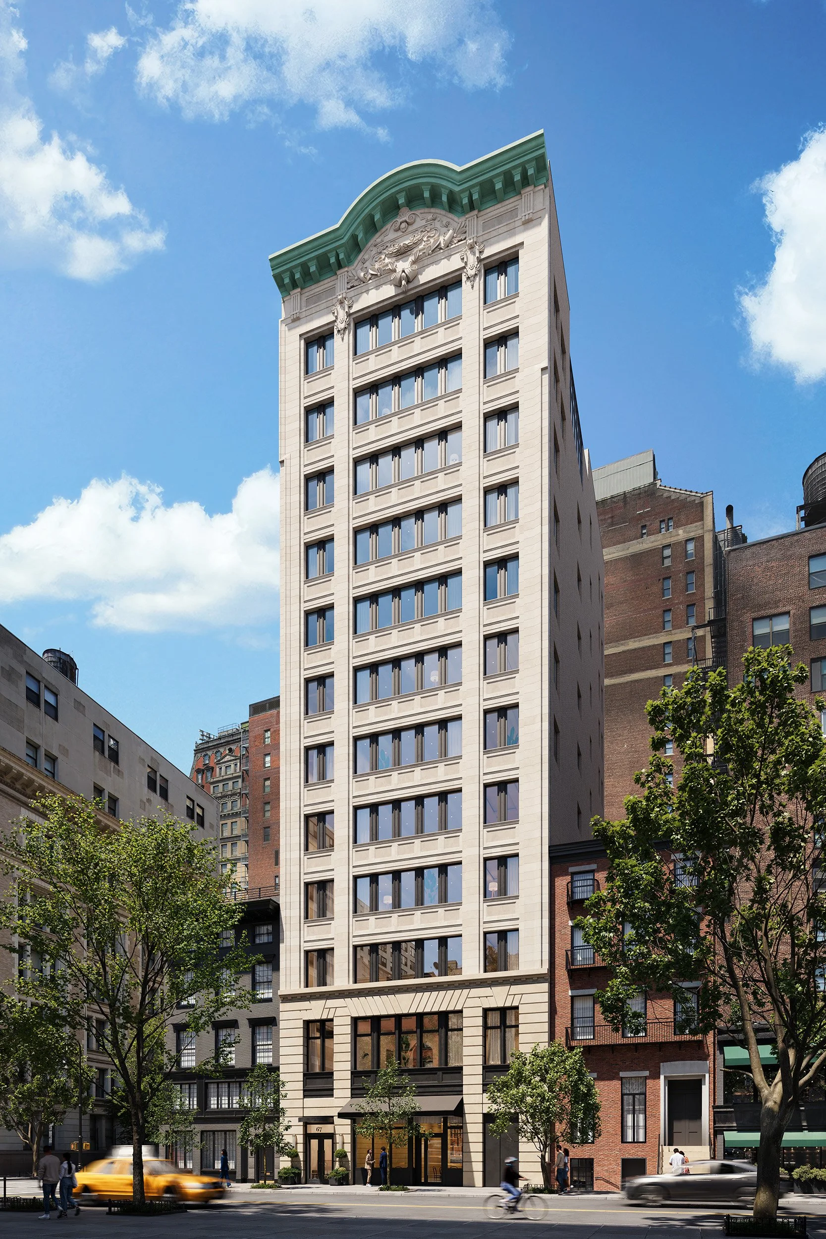Full-floor luxury residence with private elevator access at 67 Irving Place in Gramercy
