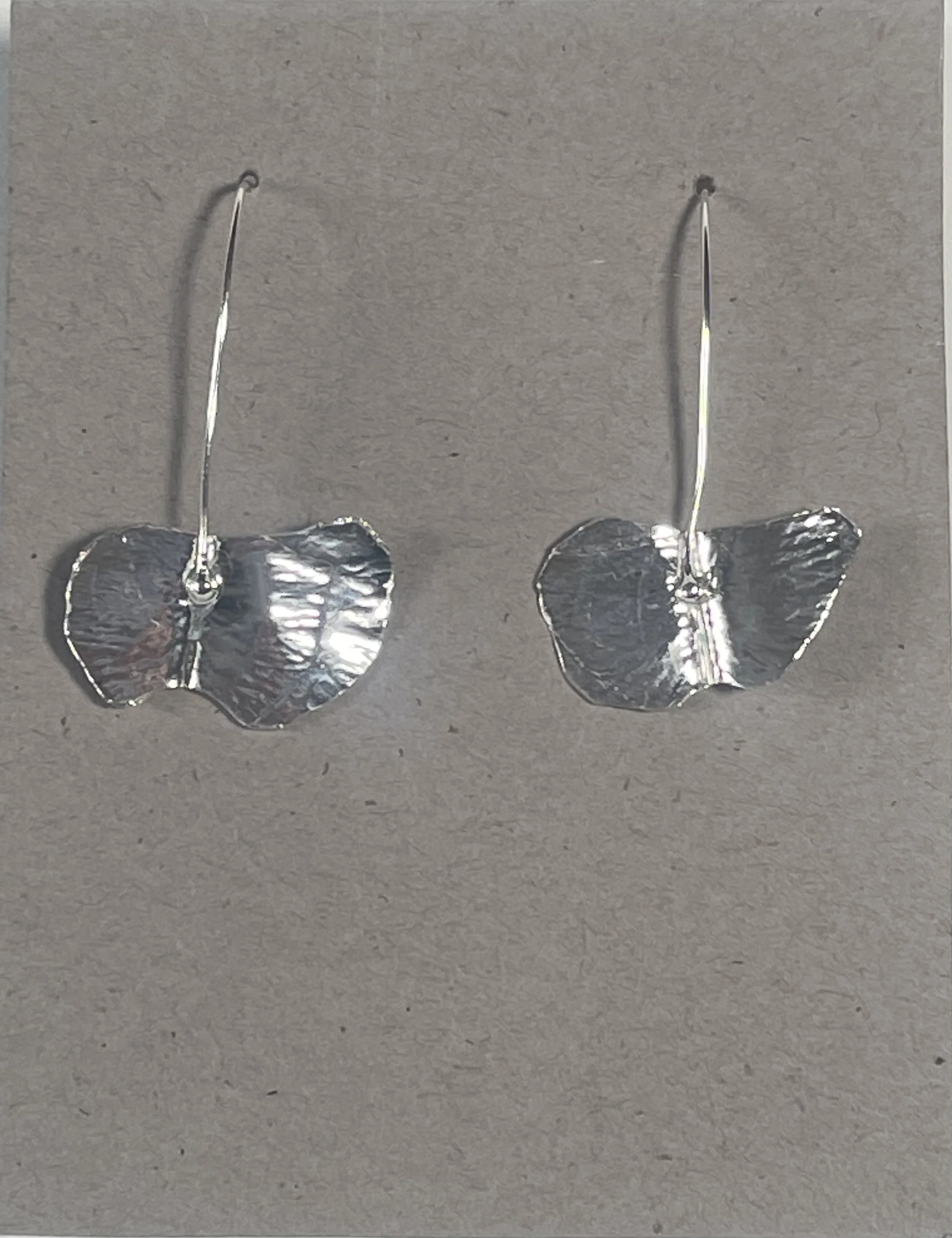 Sterling Silver Fold-Formed Earrings I