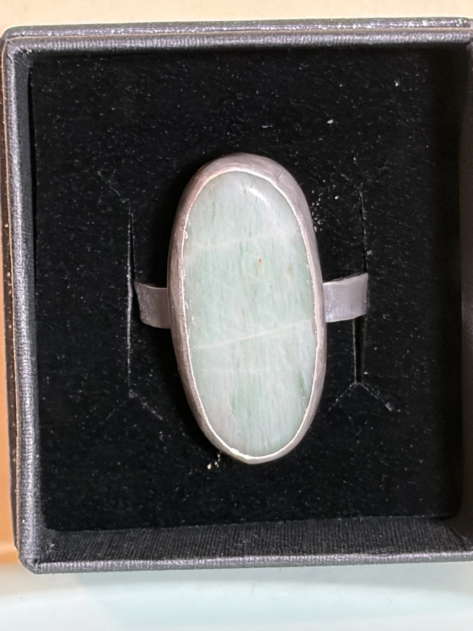 Sterling Silver with Amazonite Ring