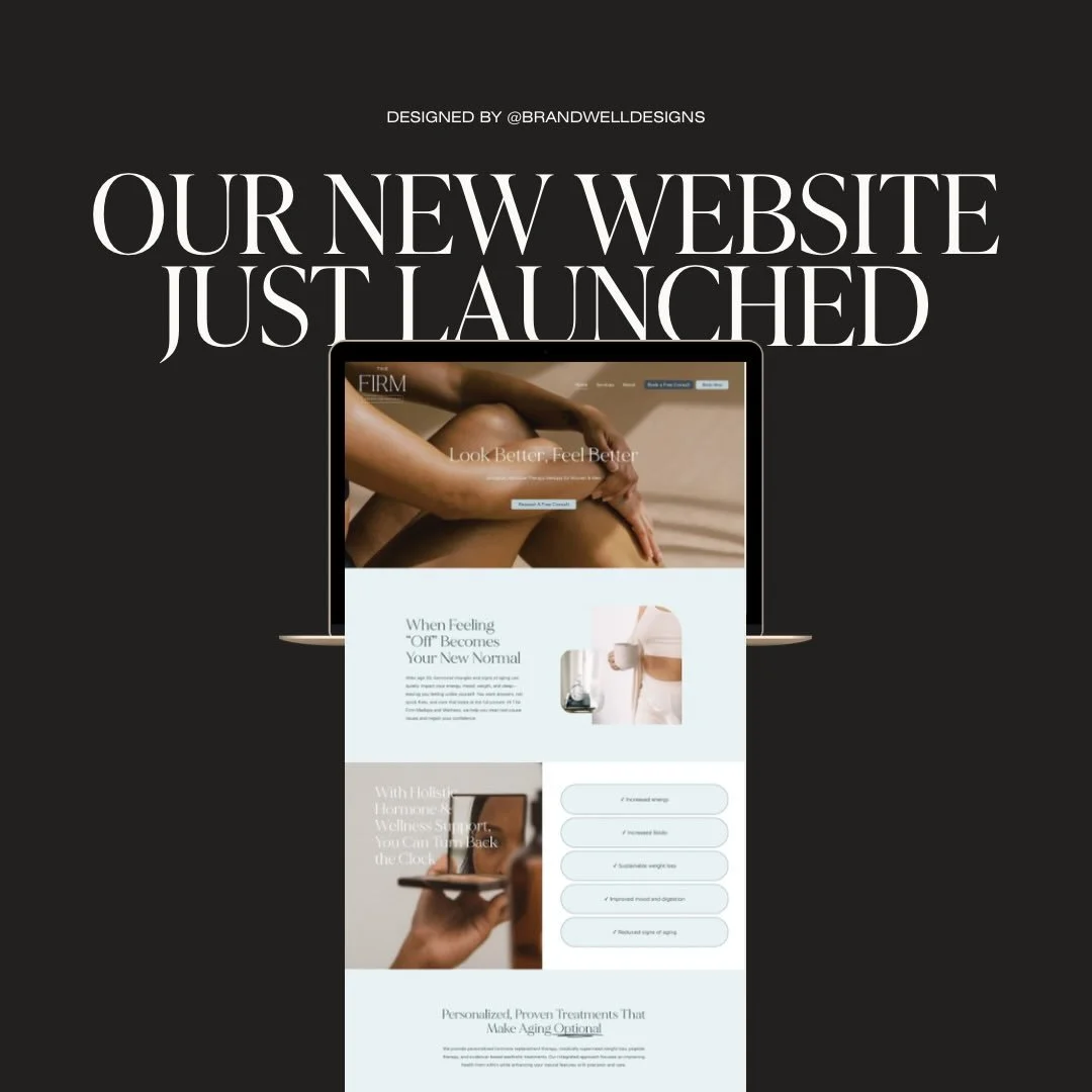 She looks different.
More refined. More intentional. More aligned.

And that was the point.

Over the last few years, The Firm Medspa &amp; Wellness has grown into something deeper than aesthetics alone. We have become a space for hormone restoration